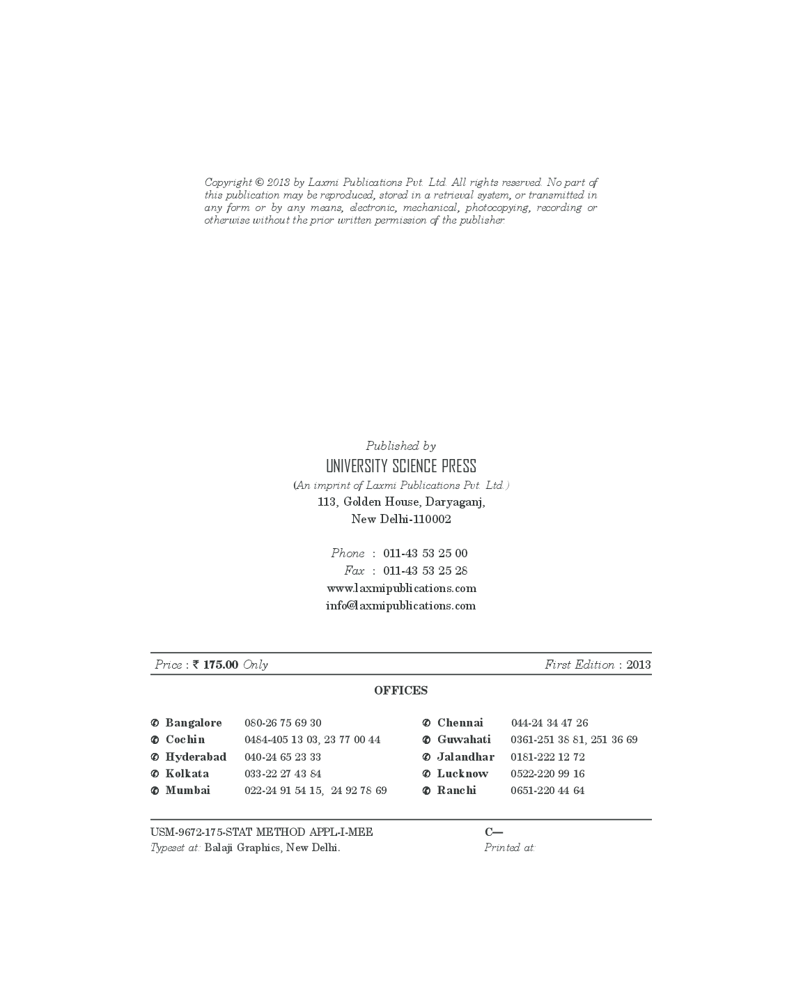 Statistical Methods And Their Applications-I By M. Haj Meeral,M. Haj Meeral - Page 3