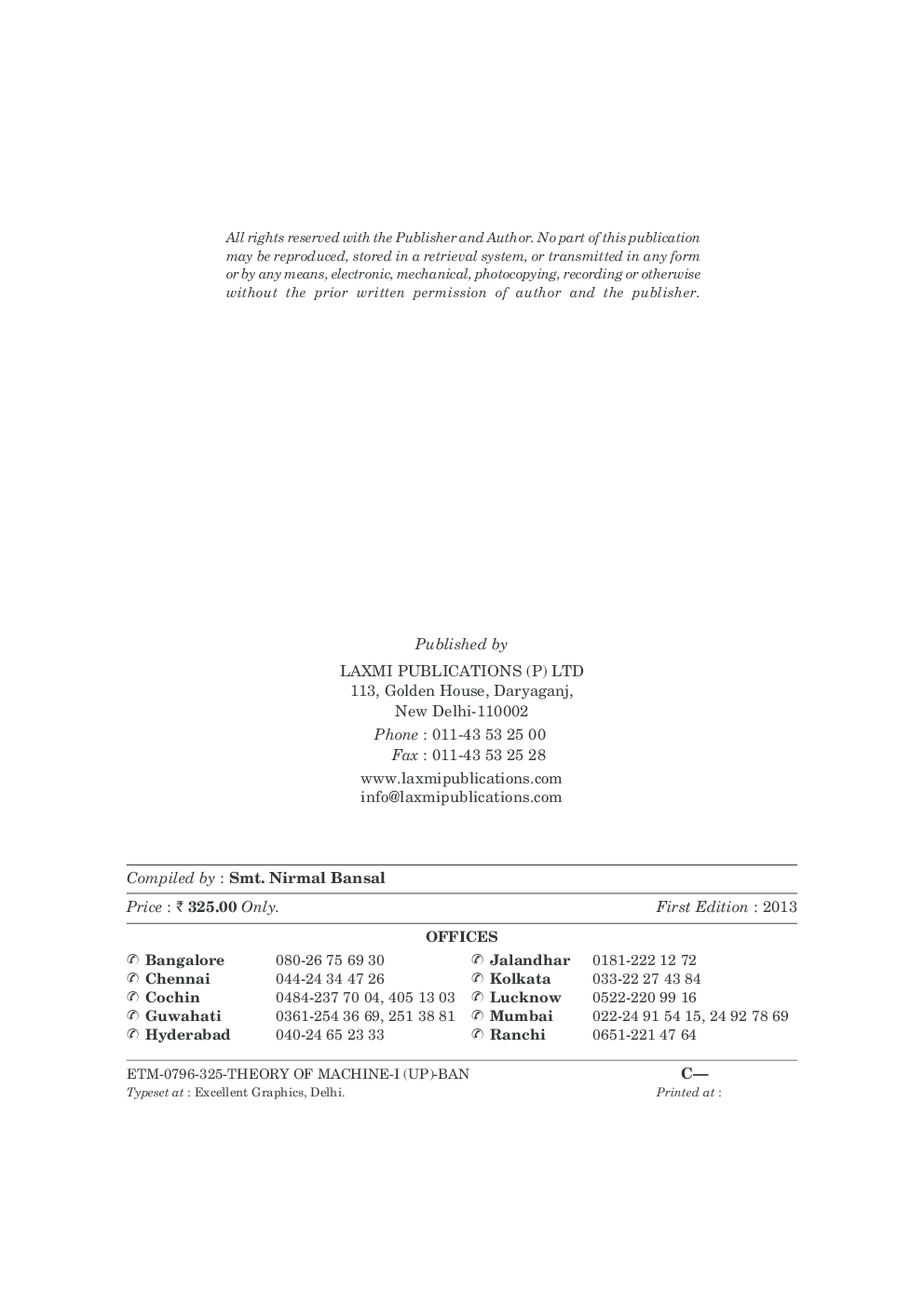 Theory Of Machines Part-I By Dr. R.K.Bansal - Page 3
