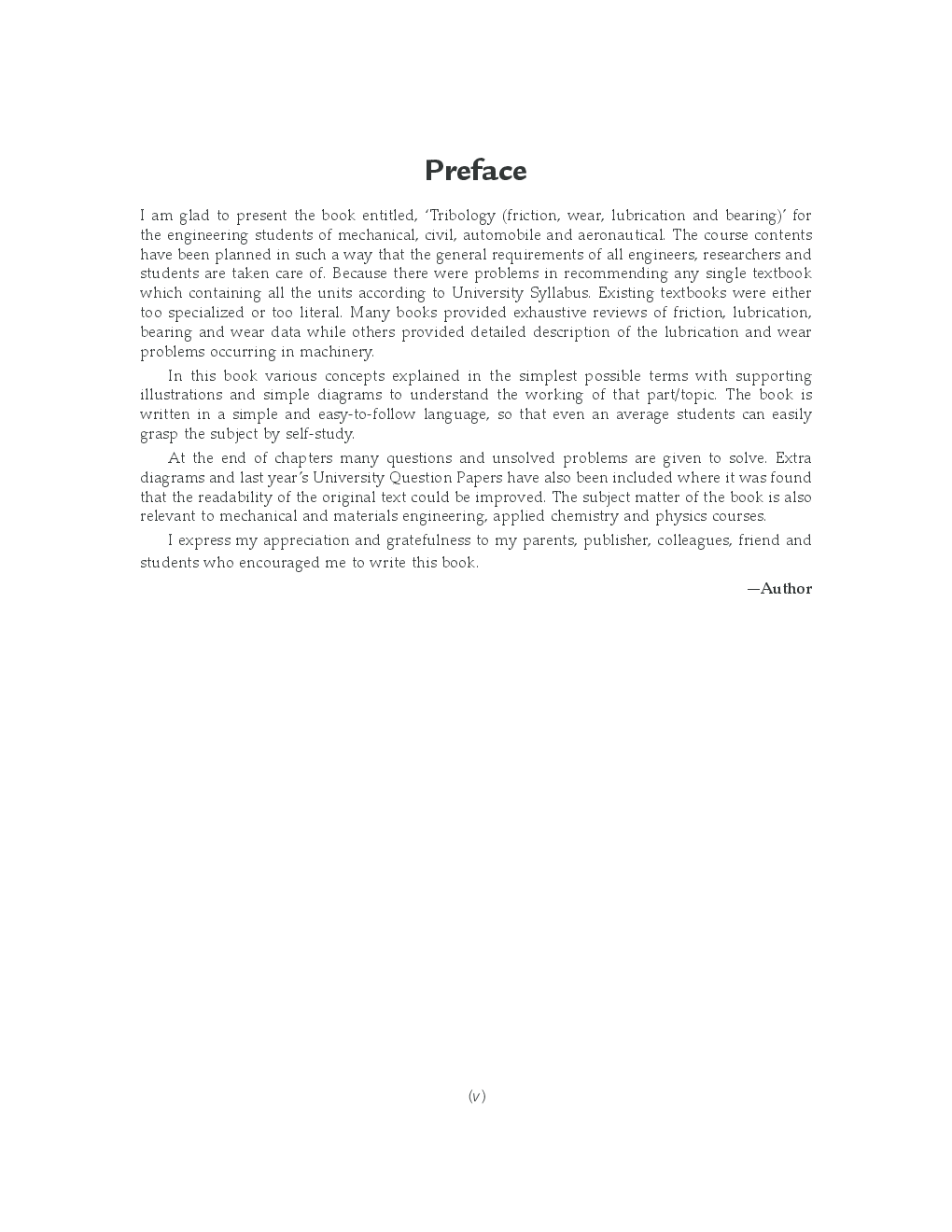 Tribology (Friction, Wear, Lubrication And Bearing) By Krishan Kant Sharma - Page 4