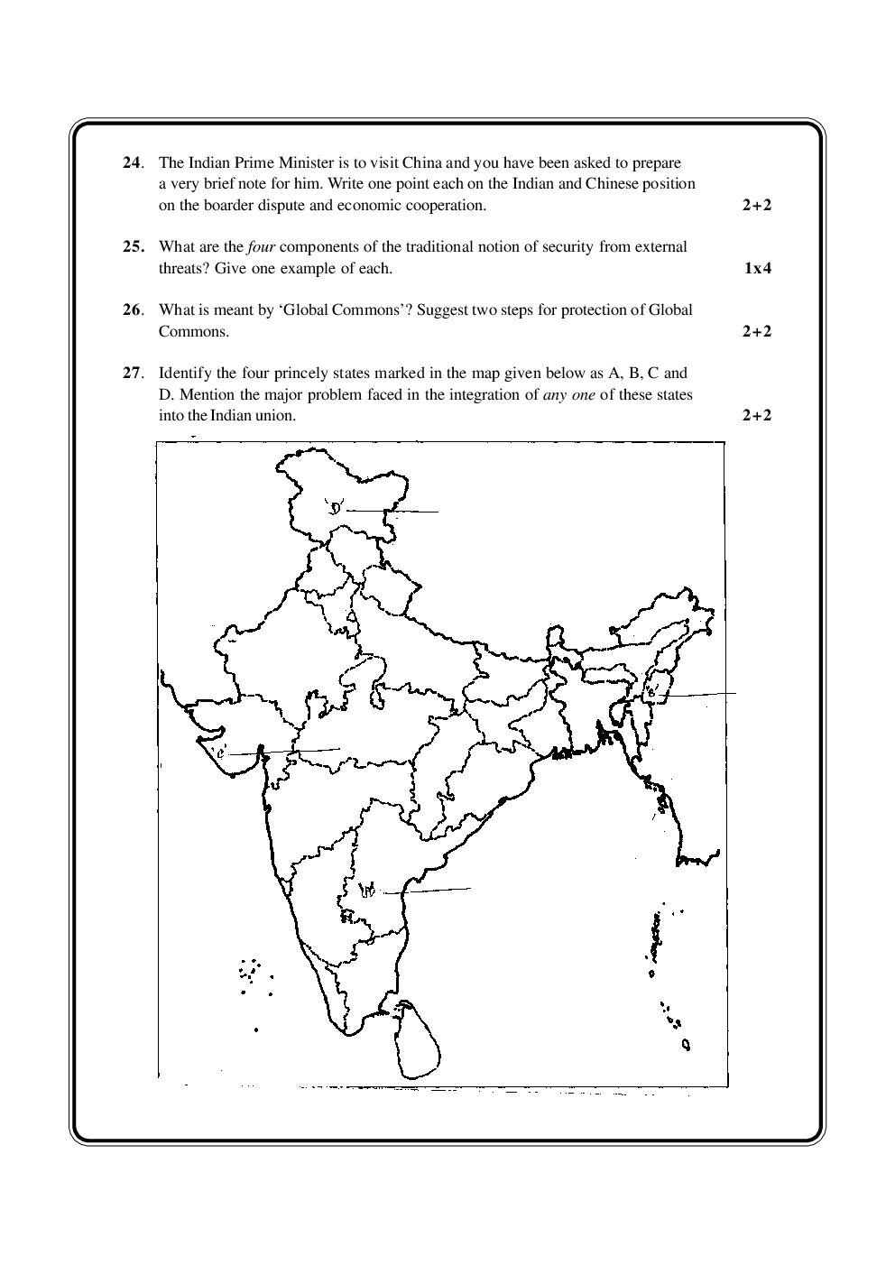 CBSE SAMPLE QUESTION PAPERS FOR CLASS 12 POLITICAL SCIENCE 2012-2015 - Page 5