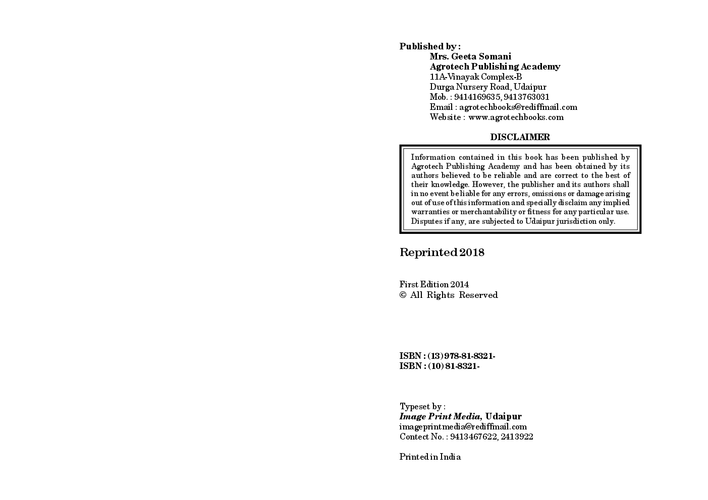 Introduction To Soil Science By Mahendra Sharma - Page 2