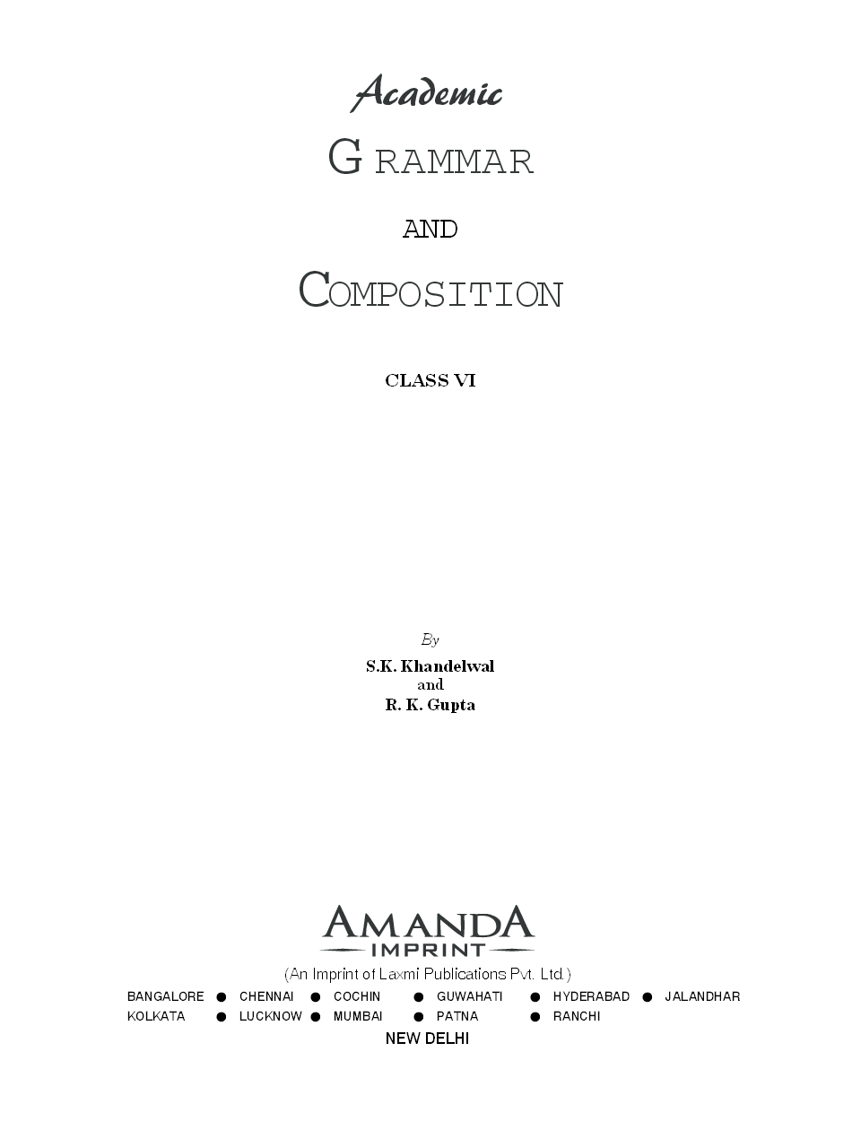 Academic Grammer and Composition Class 6th - Page 2