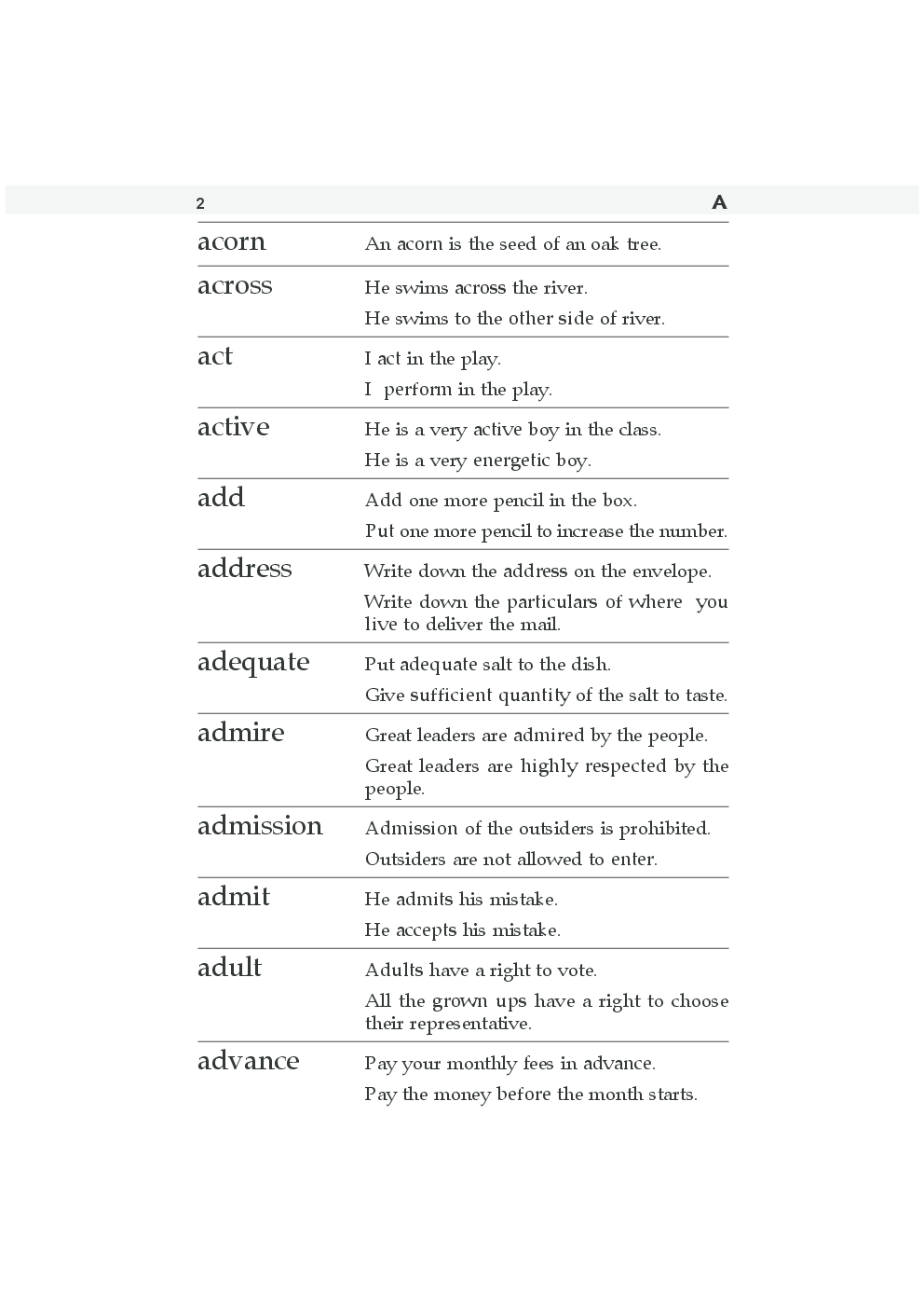 Academic Junior English Dictionary - Page 4