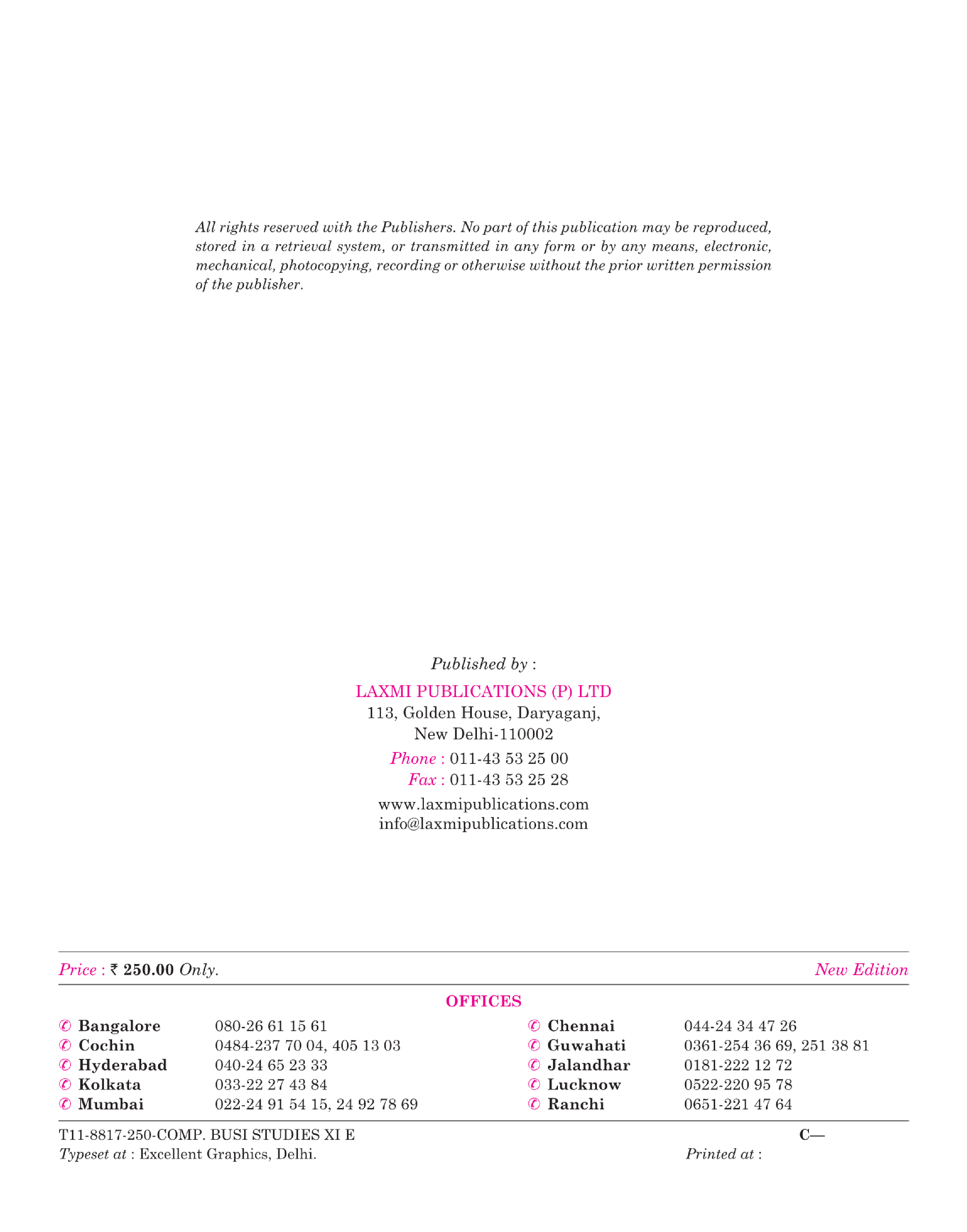 Comprehensive Business Studies Class-XI - Page 3