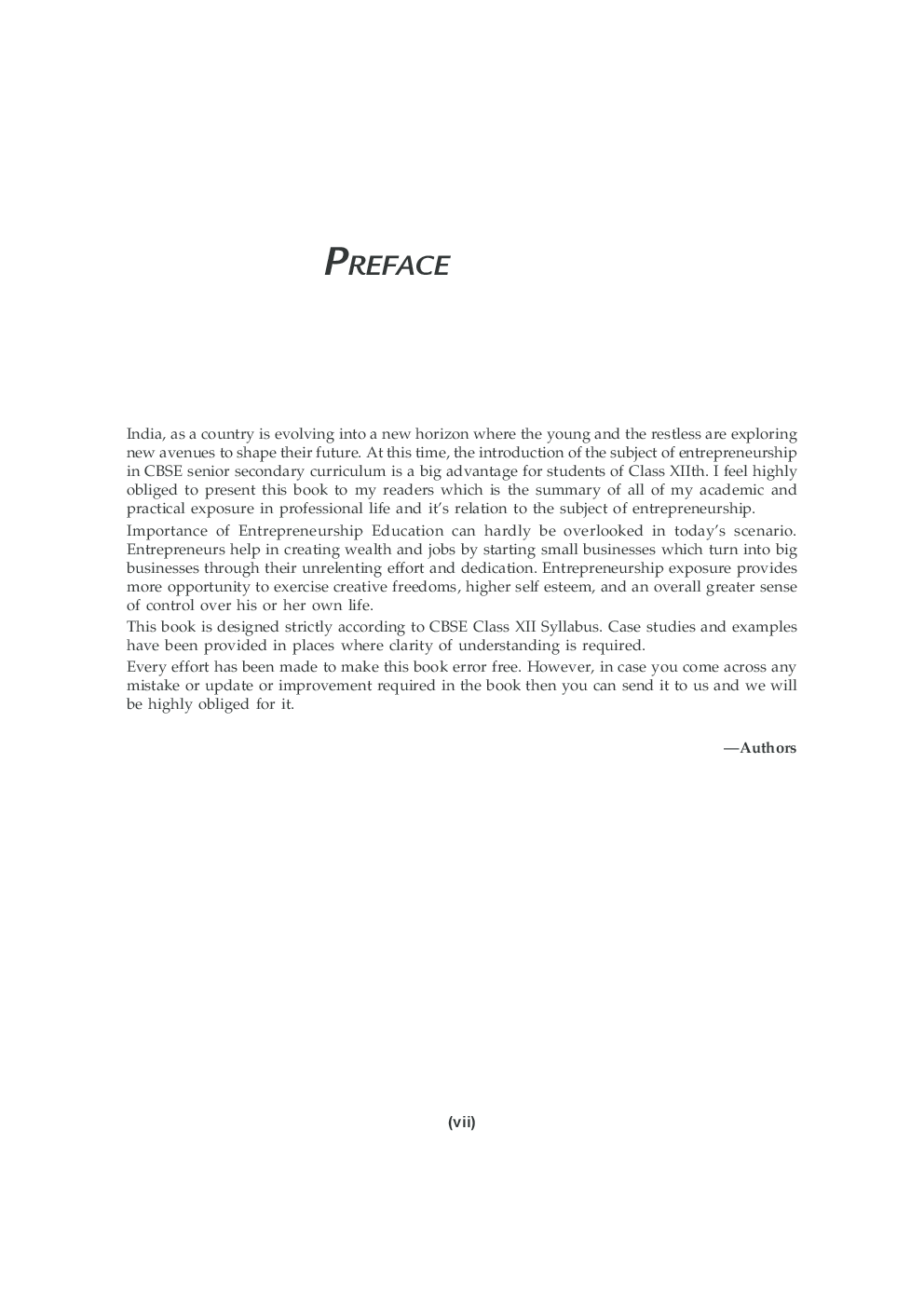 Comprehensive Entrepreneurship Class-XII - Page 5