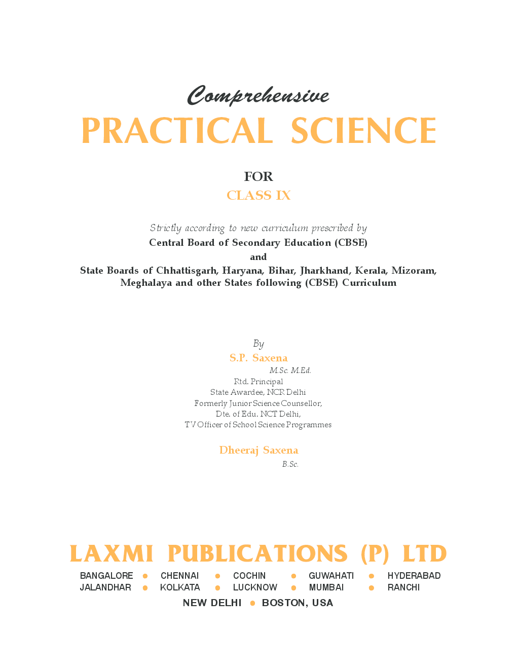 Comprehensive Practical Science Class-IX - Page 2