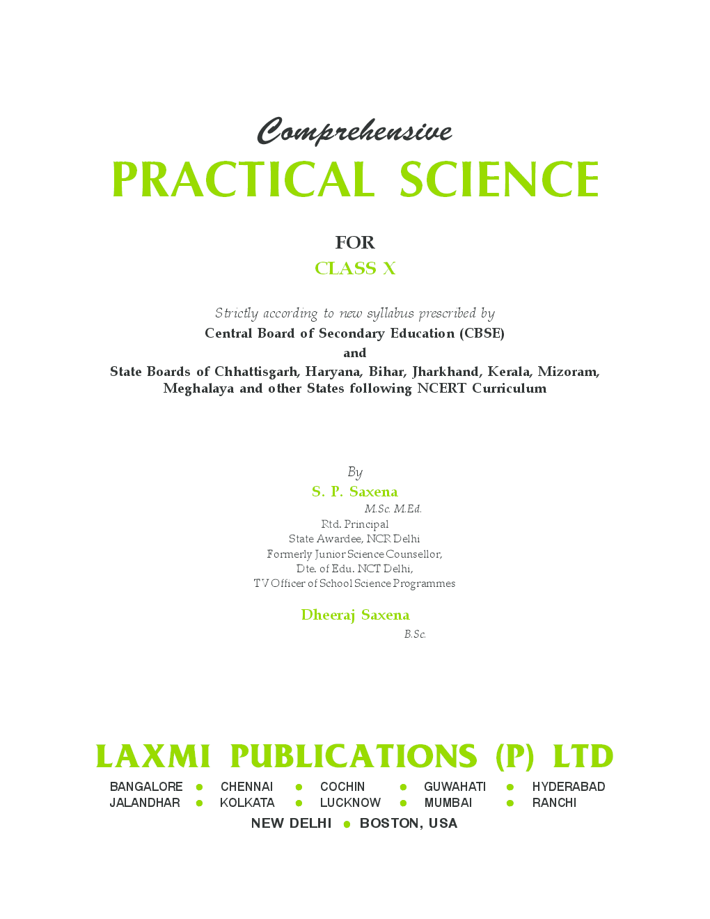 Comprehensive Practical Science Class-X - Page 2