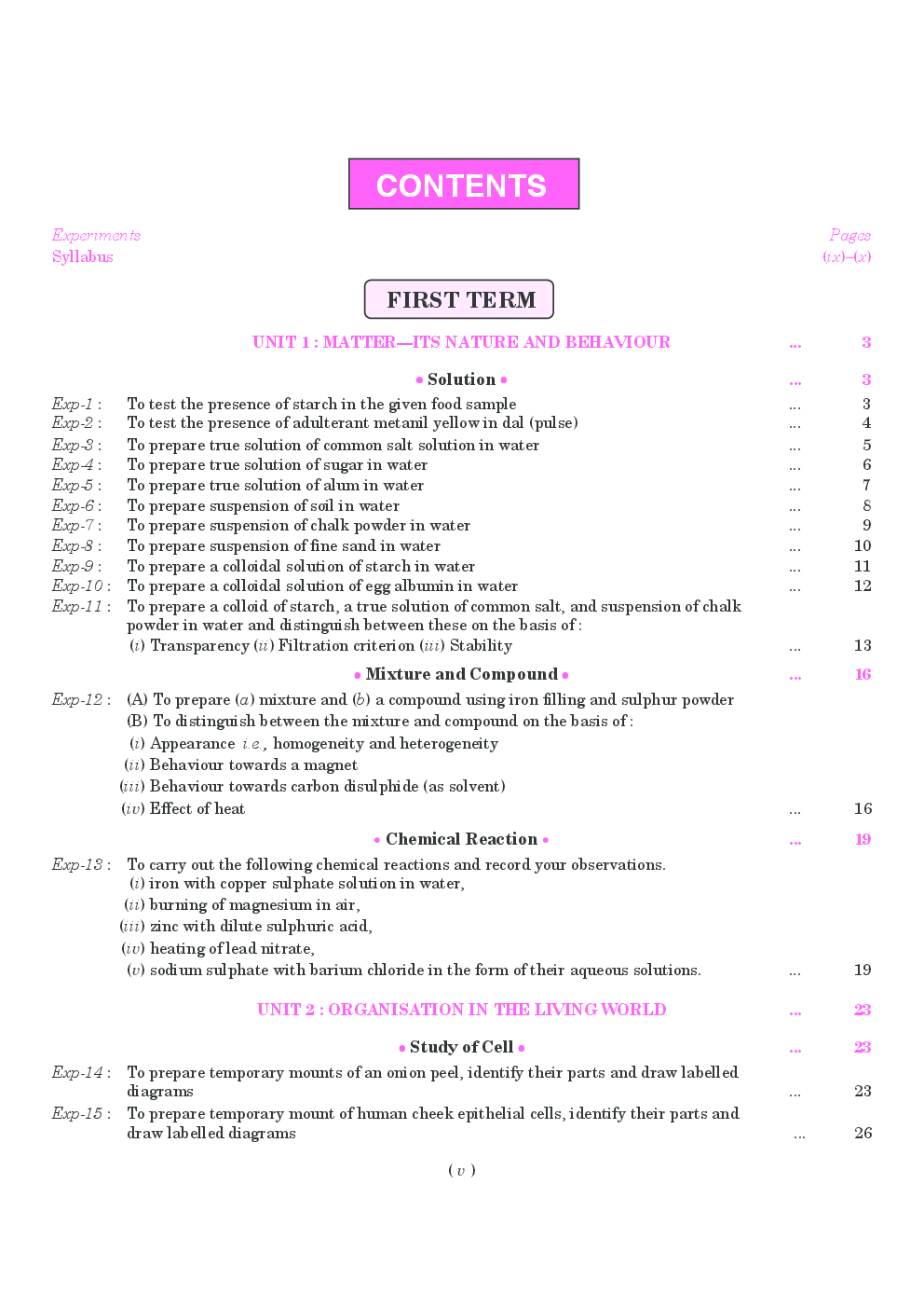 Comprehensive Science Activities Vol.I Class-IX - Page 3