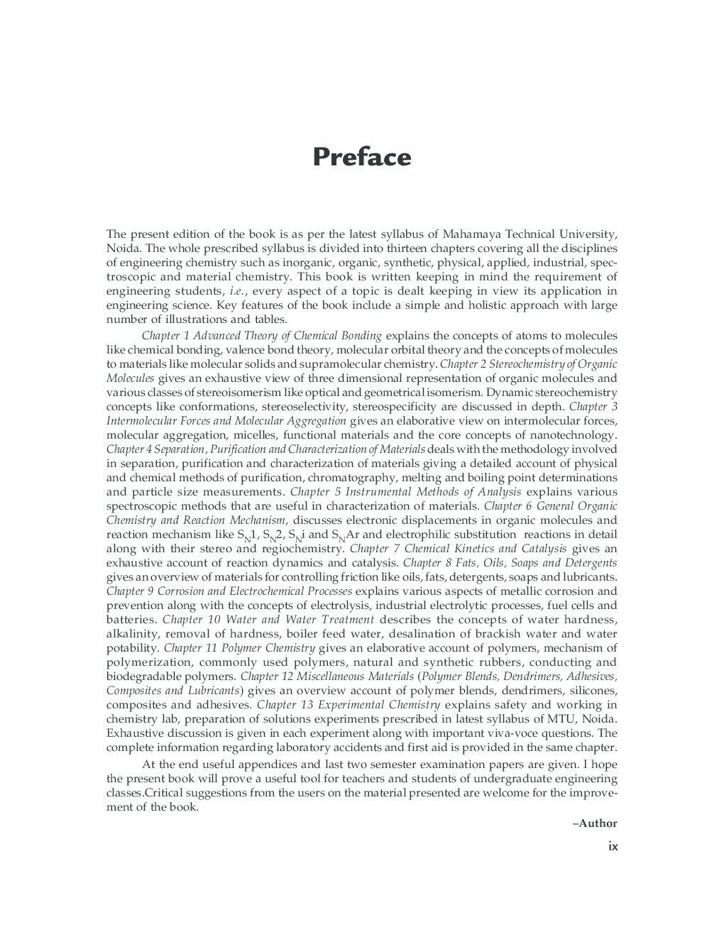 Engineering Chemistry (M.T.U.) by Dr. B. S. Chauhan - Page 4