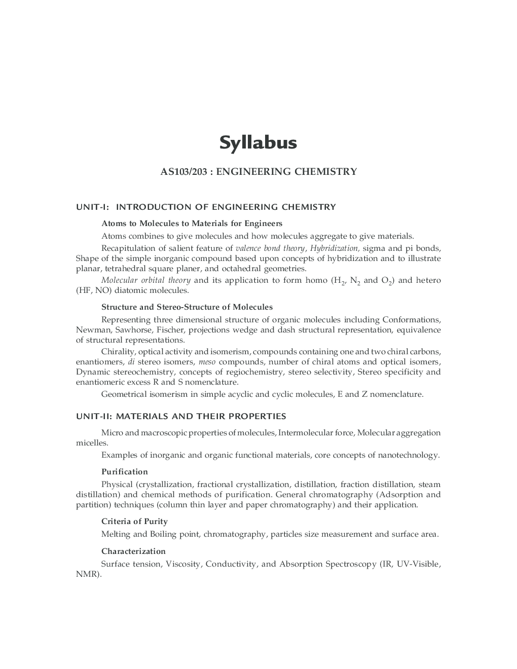 Engineering Chemistry (M.T.U.) by Dr. B. S. Chauhan - Page 5