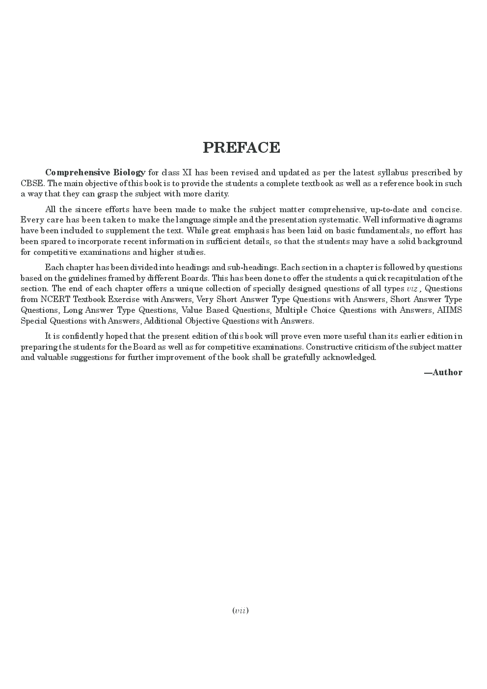 Comrehensive Biology Class XI - Page 5