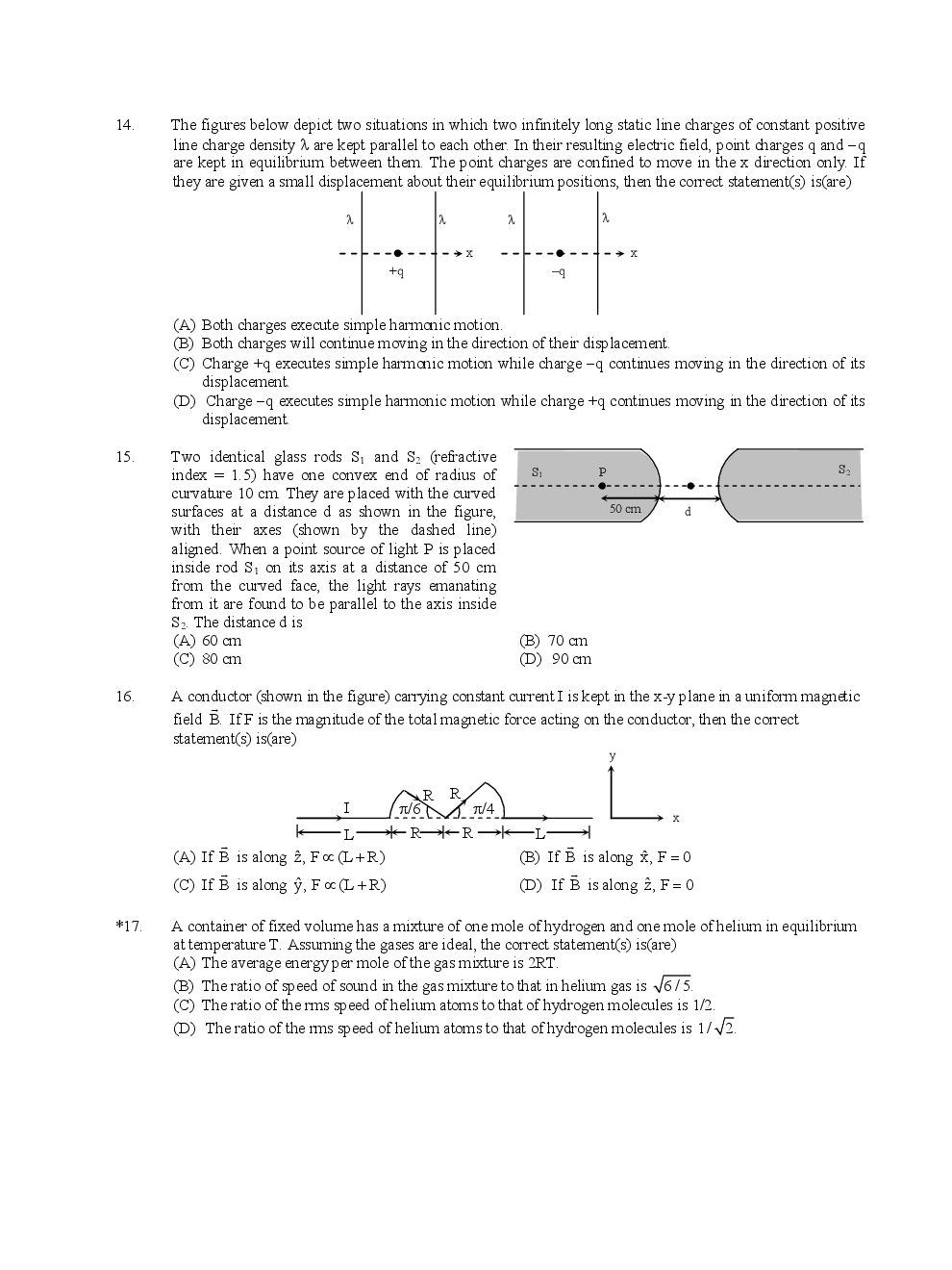 JEE-Advance Solved Question Papers - Paper 1 (Physics,Chemistry,Maths) 2013-2015 - Page 5