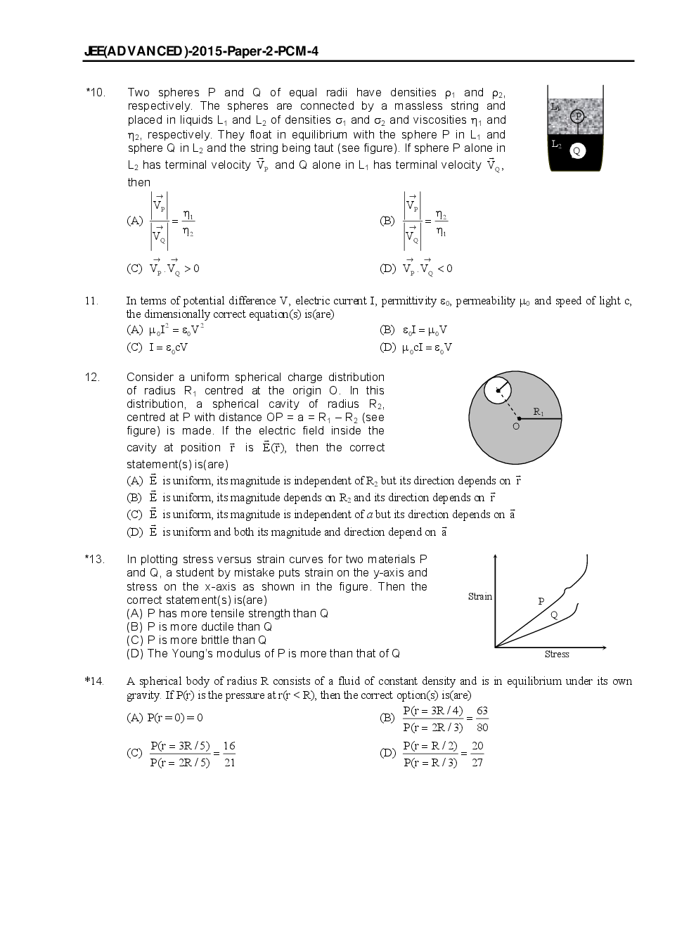 JEE-Advance Solved Question Papers - Paper 2 (Physics,Chemistry,Maths) 2013-2015 - Page 4