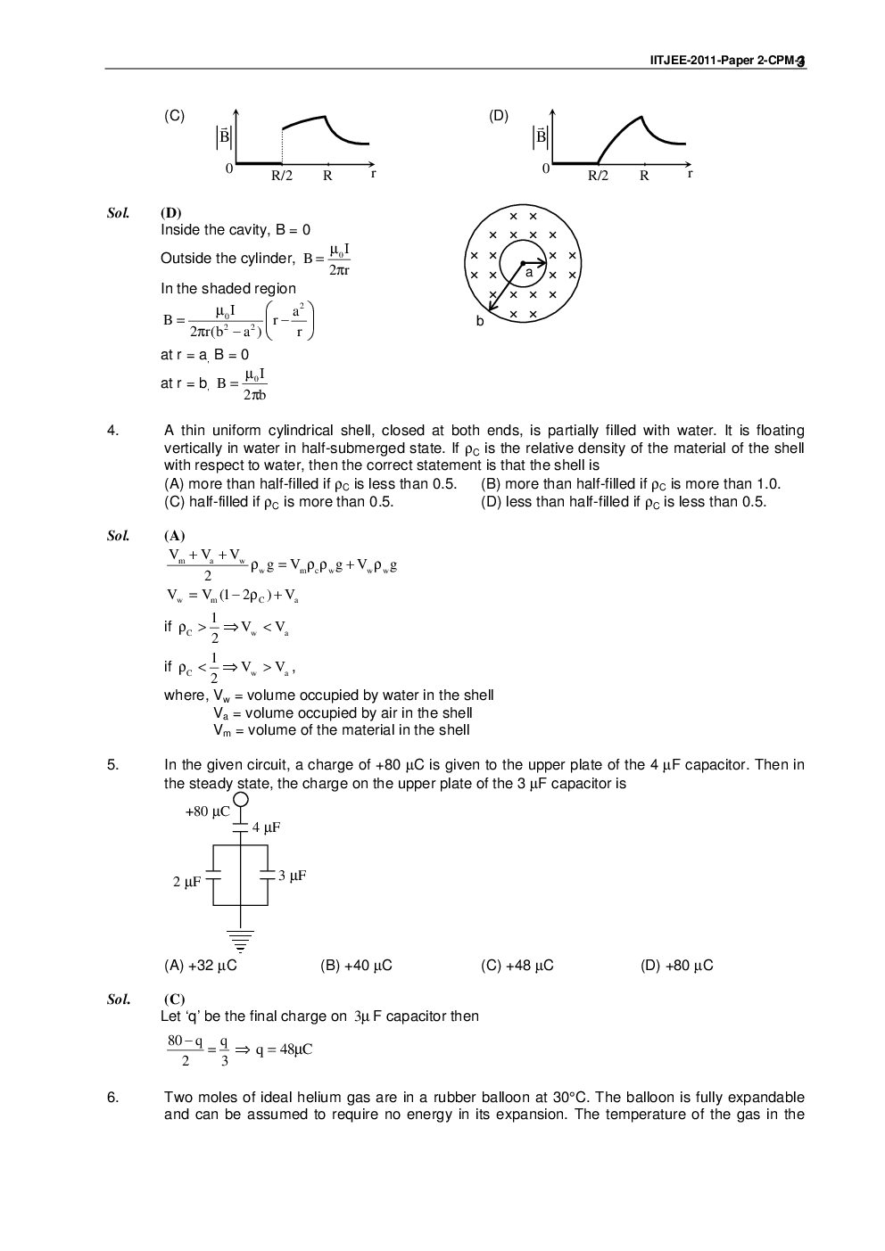 IIT-JEE Solved Question Papers - Paper 2 (Physics,Chemistry,Maths) 2007-2012 - Page 3