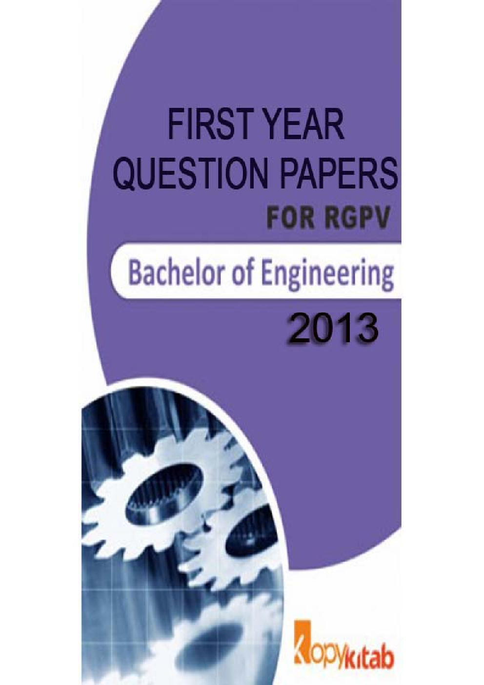Question Papers for First Year Engineering 2013 - Page 1