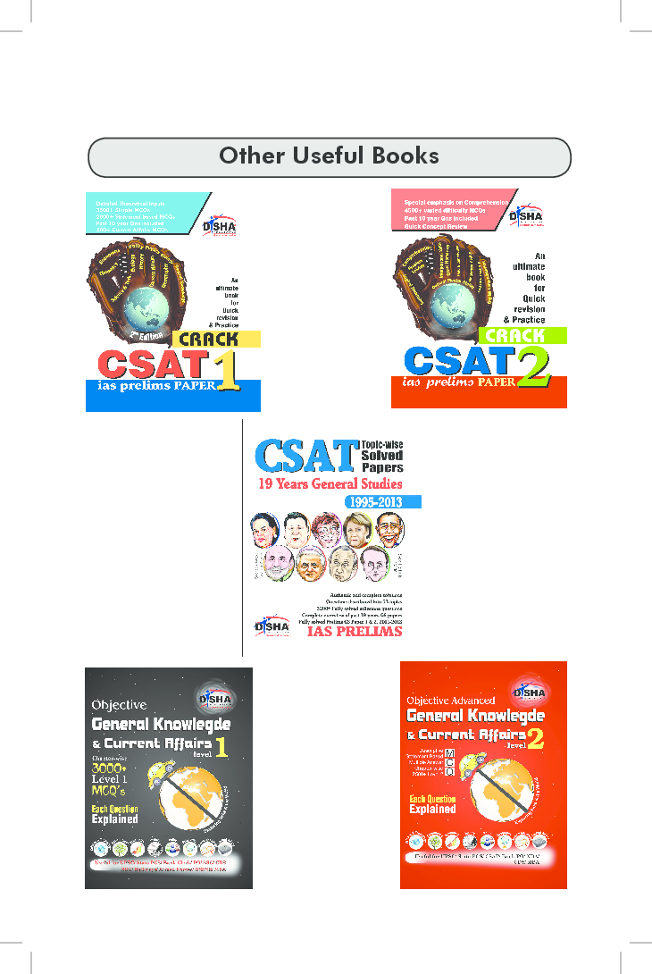 UPSC Civil Services Exam New Syllabus Preliminary and Mains English by Disha Publication - Page 4