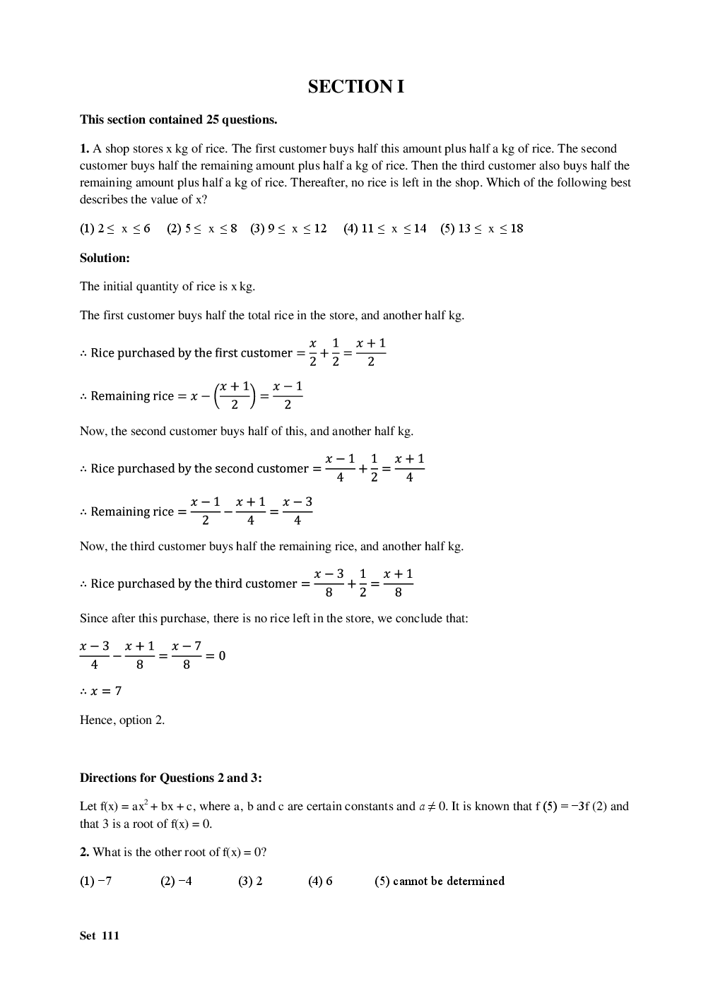 CAT Previous Year Solved Question Papers  2008 - Page 2