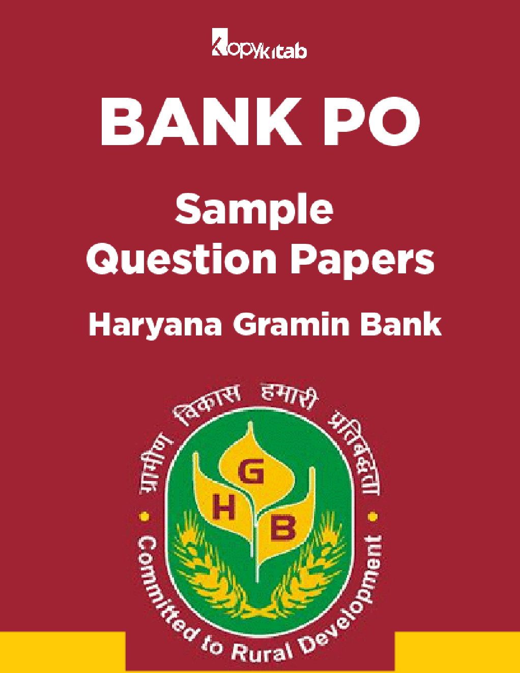 BANK PO Sample Question Papers For Haryana Gramin Bank - Page 1