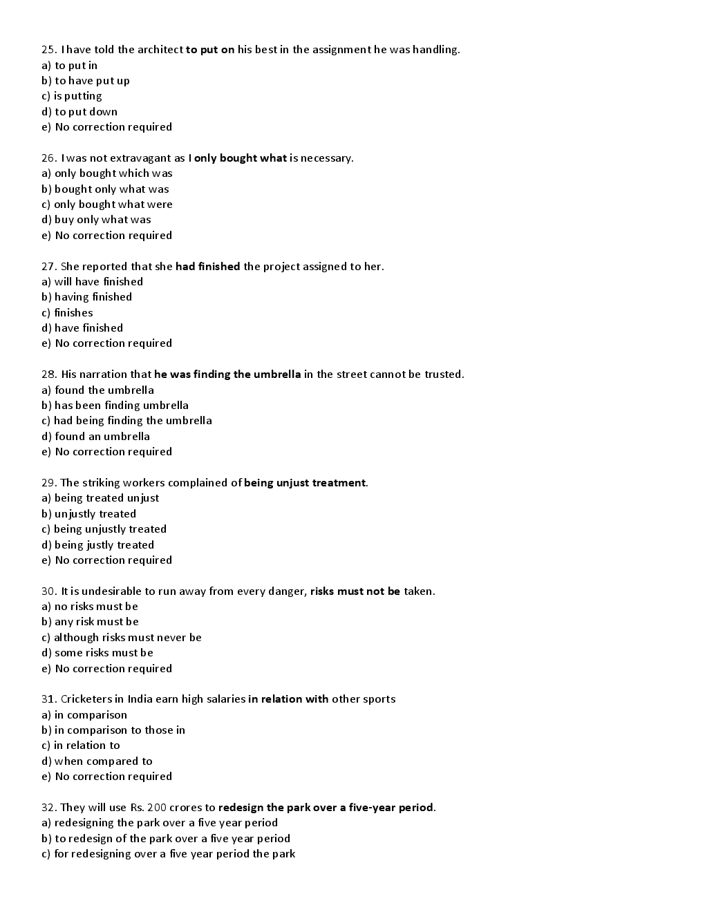 BANK PO Sample Question Papers For IDBI Bank - Page 5