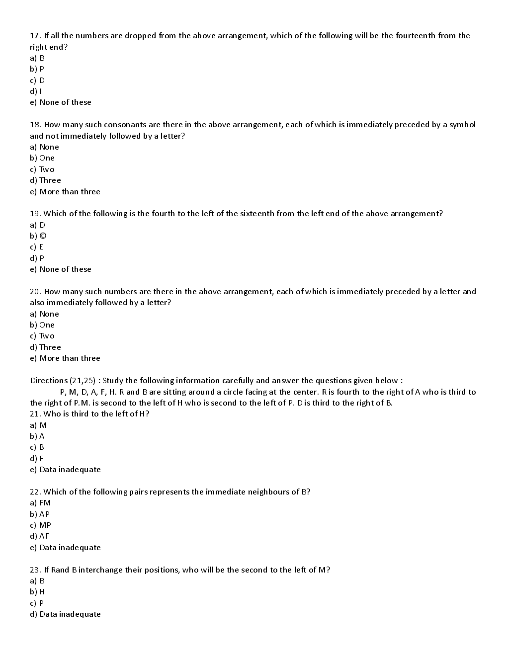 BANK PO Sample Question Papers For Gurgaon Gramin bank - Page 5