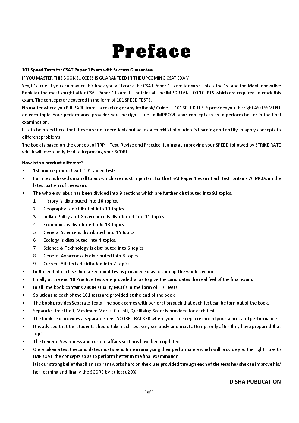 CSAT 101 Speed Tests Paper 1 - Page 3
