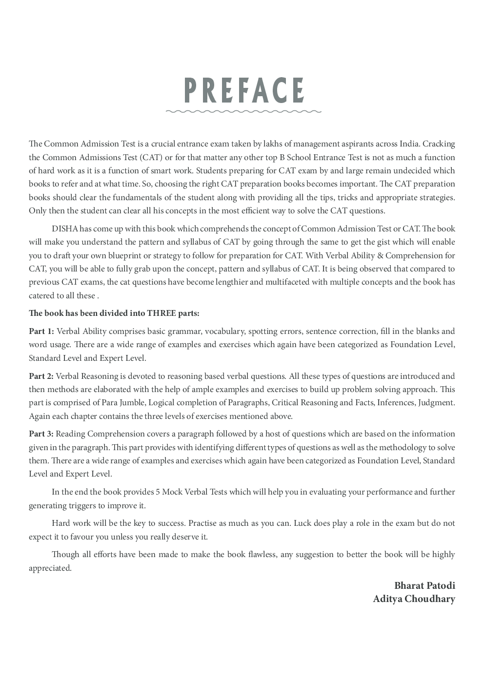 Verbal Ability and Comprehension CAT - Page 3