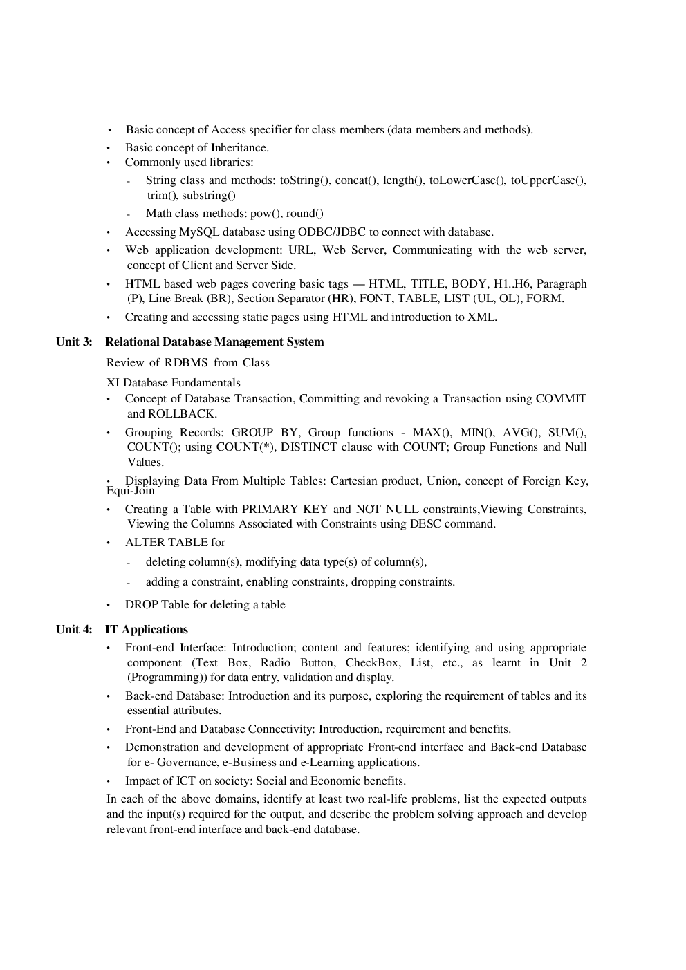 Informatics Practices Study Material for Class XII - Page 4