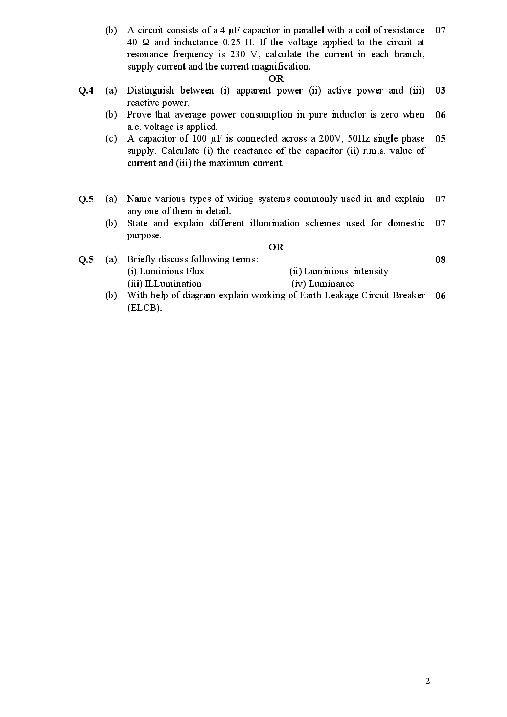 Elements of Electrical Engineering 2008 to 2014 - Page 3