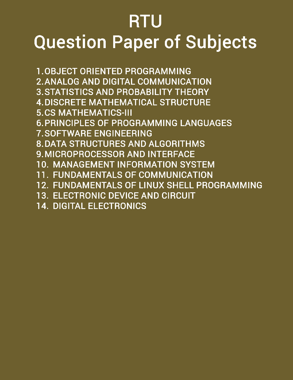 RTU QUESTION PAPERS 2ND YEAR COMPUTER SCIENCE (2009-2014) - Page 2