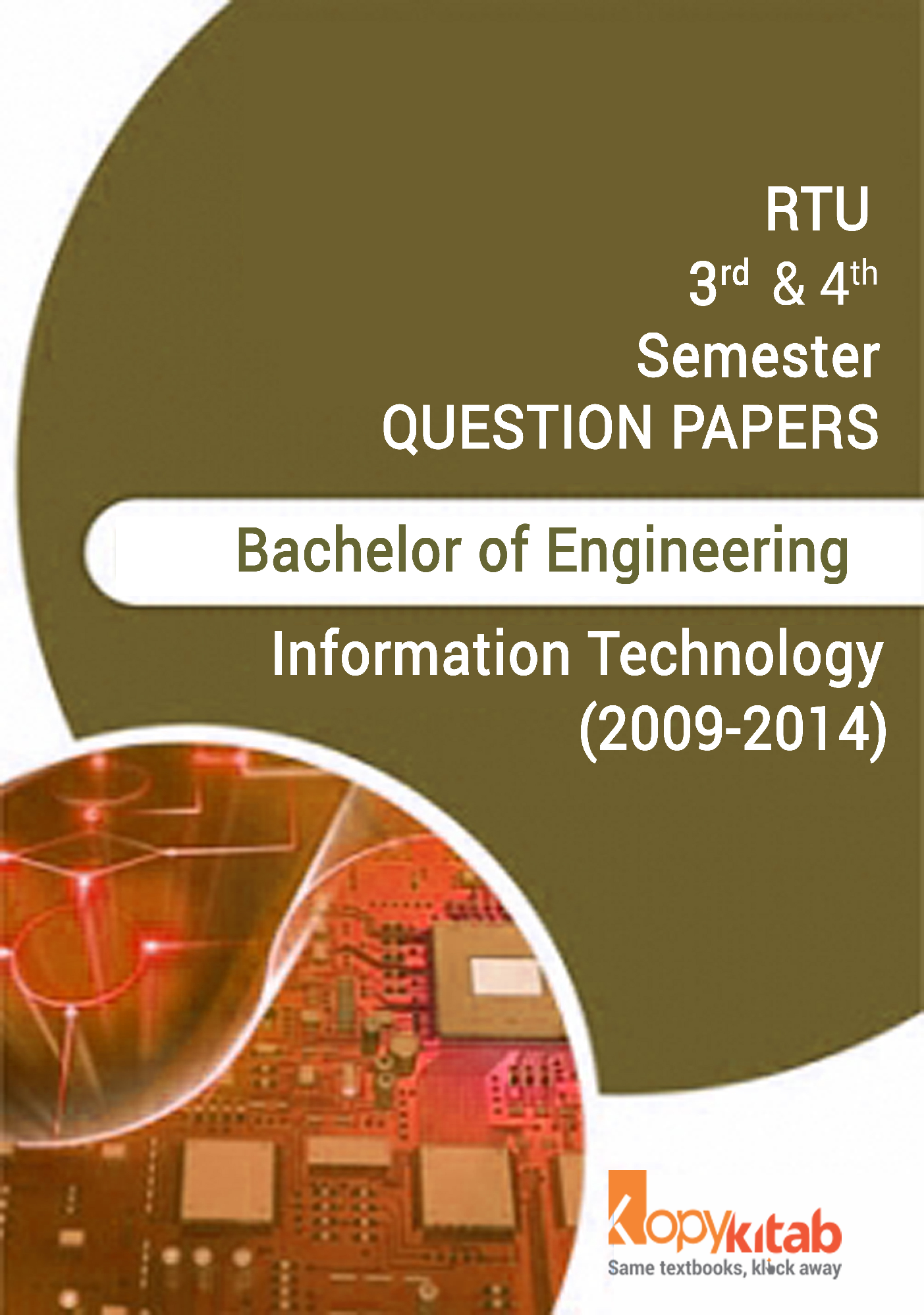 RTU QUESTION PAPERS 2ND YEAR INFORMATION TECHNOLOGY (2009-14) - Page 1