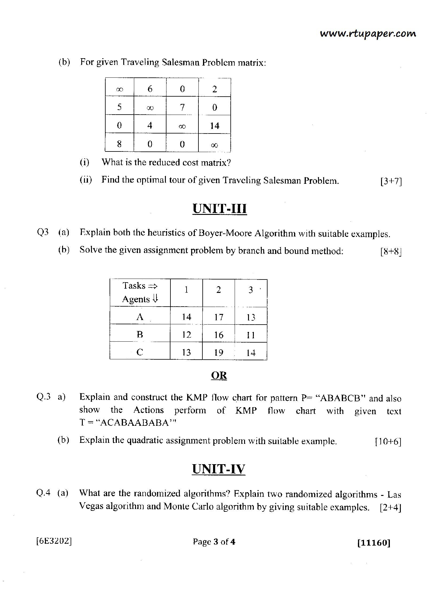 RTU QUESTION PAPERS 3RD YEAR INFORMATION TECHNOLOGY (2009-14) - Page 5