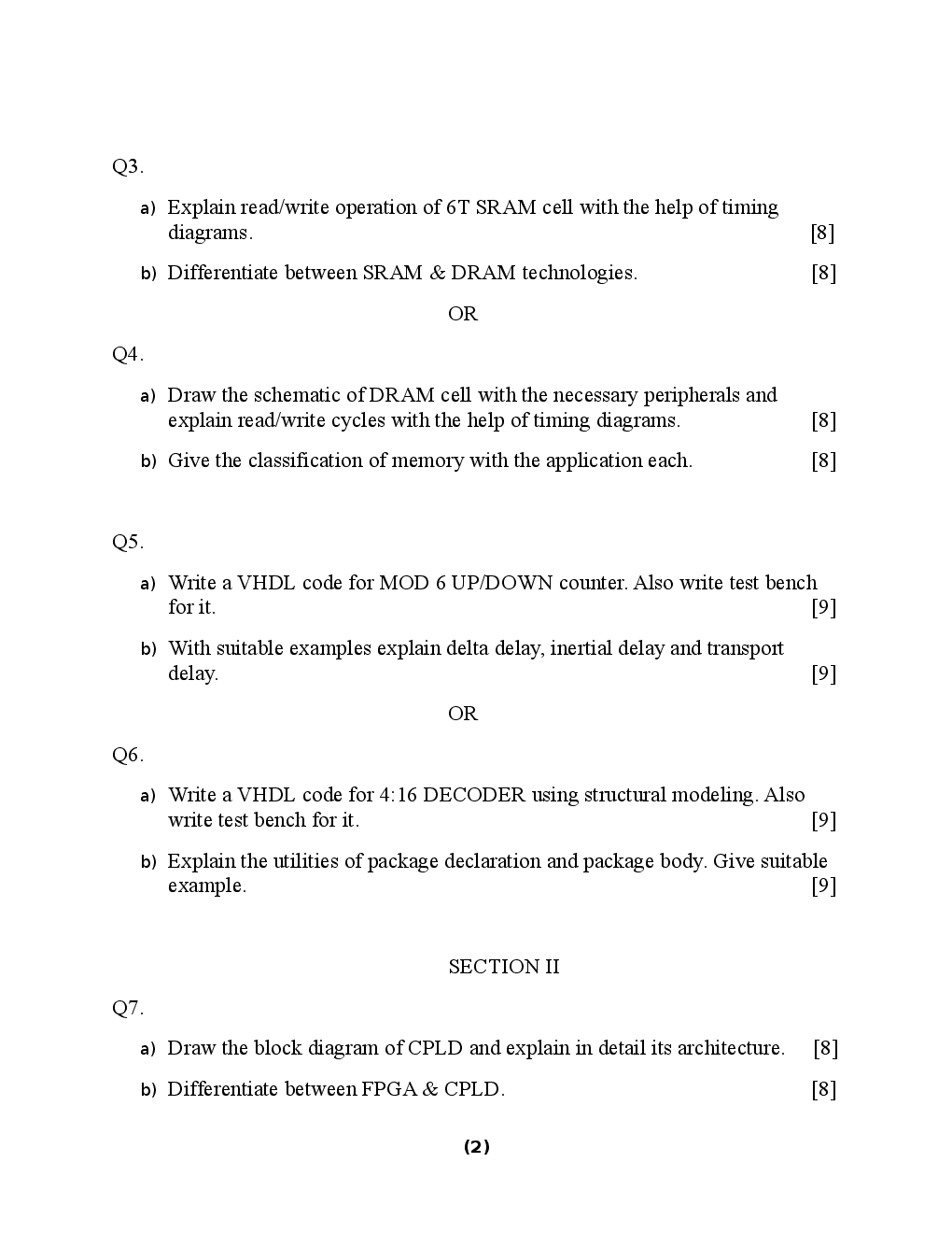 Pune University Question Papers Electronics And Telecommunication - Page 3