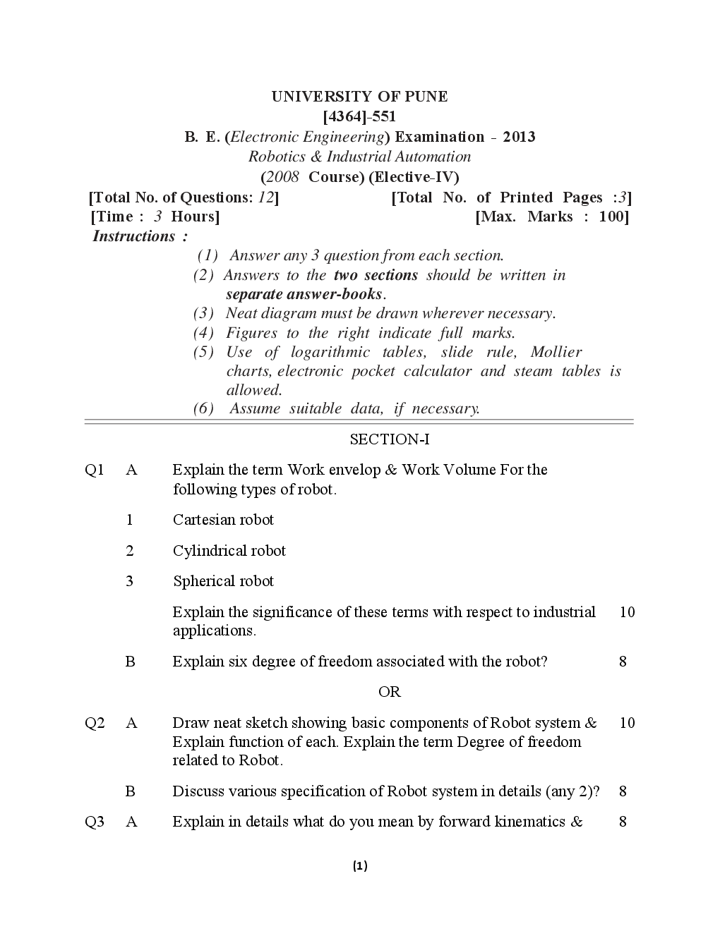 Pune University Question Papers Electronics And Telecommunication - Page 5