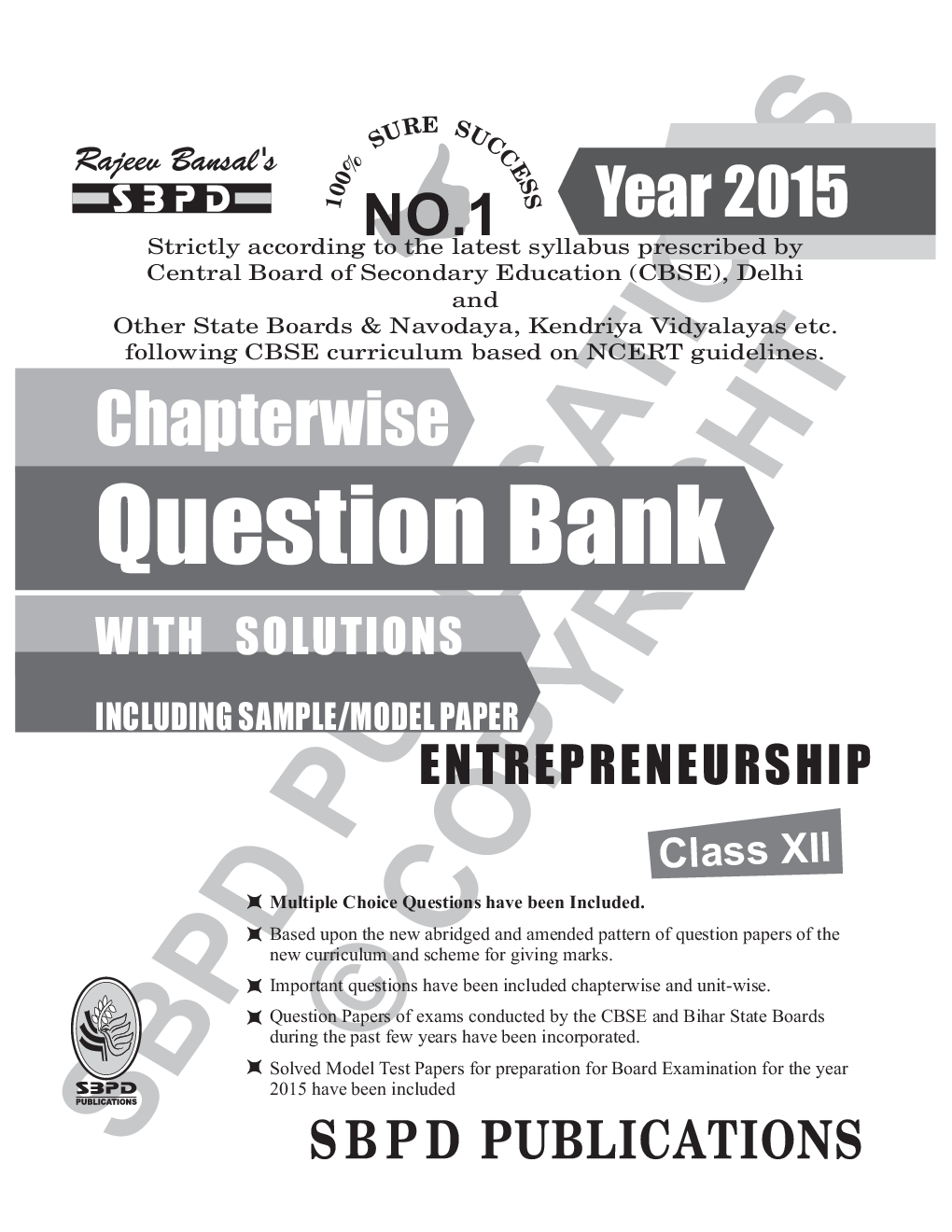 Chapterwise question bank with solutions Entrepreneurship Class XIIth - Page 2