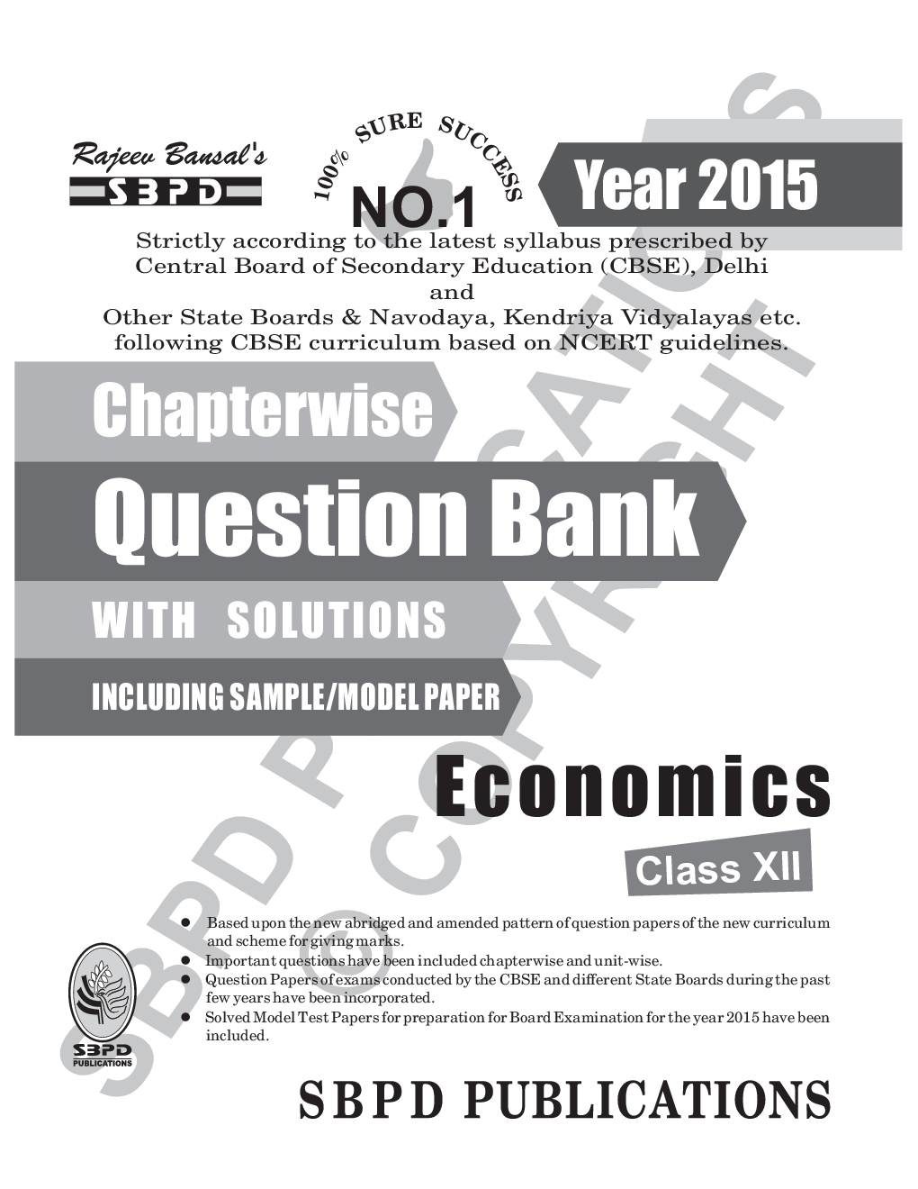 Chapterwise Question Bank With Solutions Economics Class XIIth - Page 2