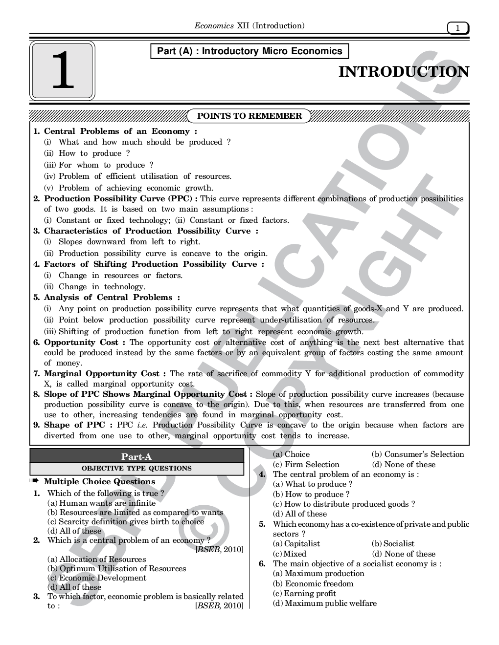Chapterwise Question Bank With Solutions Economics Class XIIth - Page 5