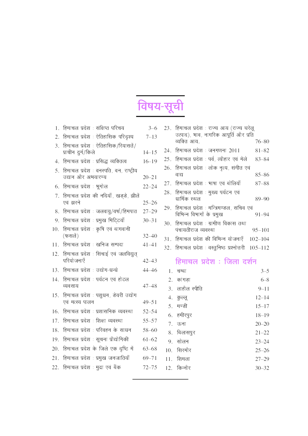 हिमाचल प्रदेश सामान्य ज्ञान एवं जिला दर्शन - Page 5