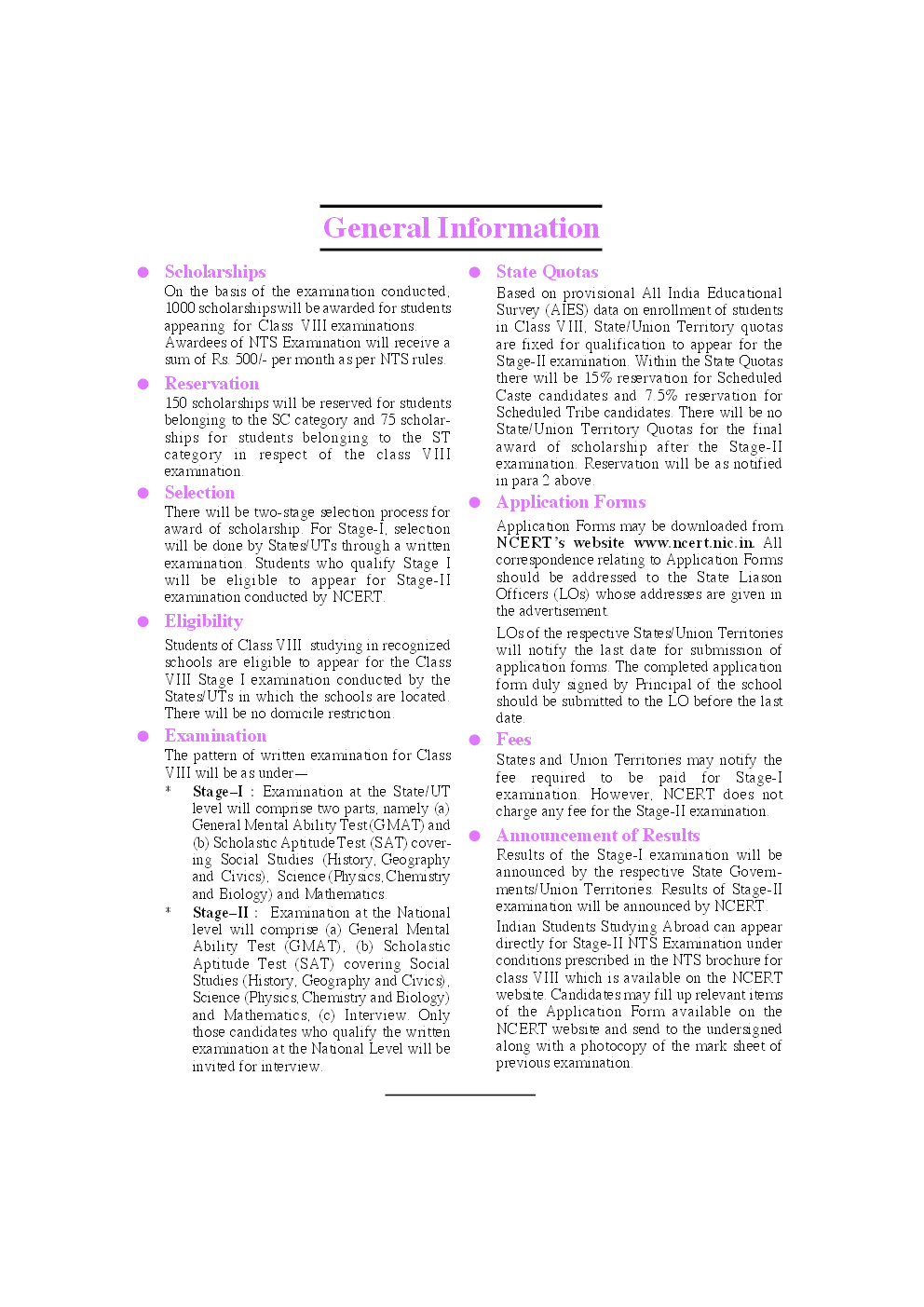 National Talent Search Exam ( for Class VIII) - Page 5