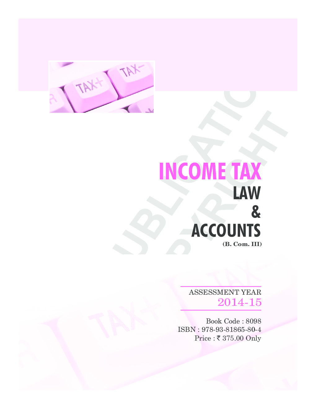 Income Tax Law & Accounts English Language - Page 2