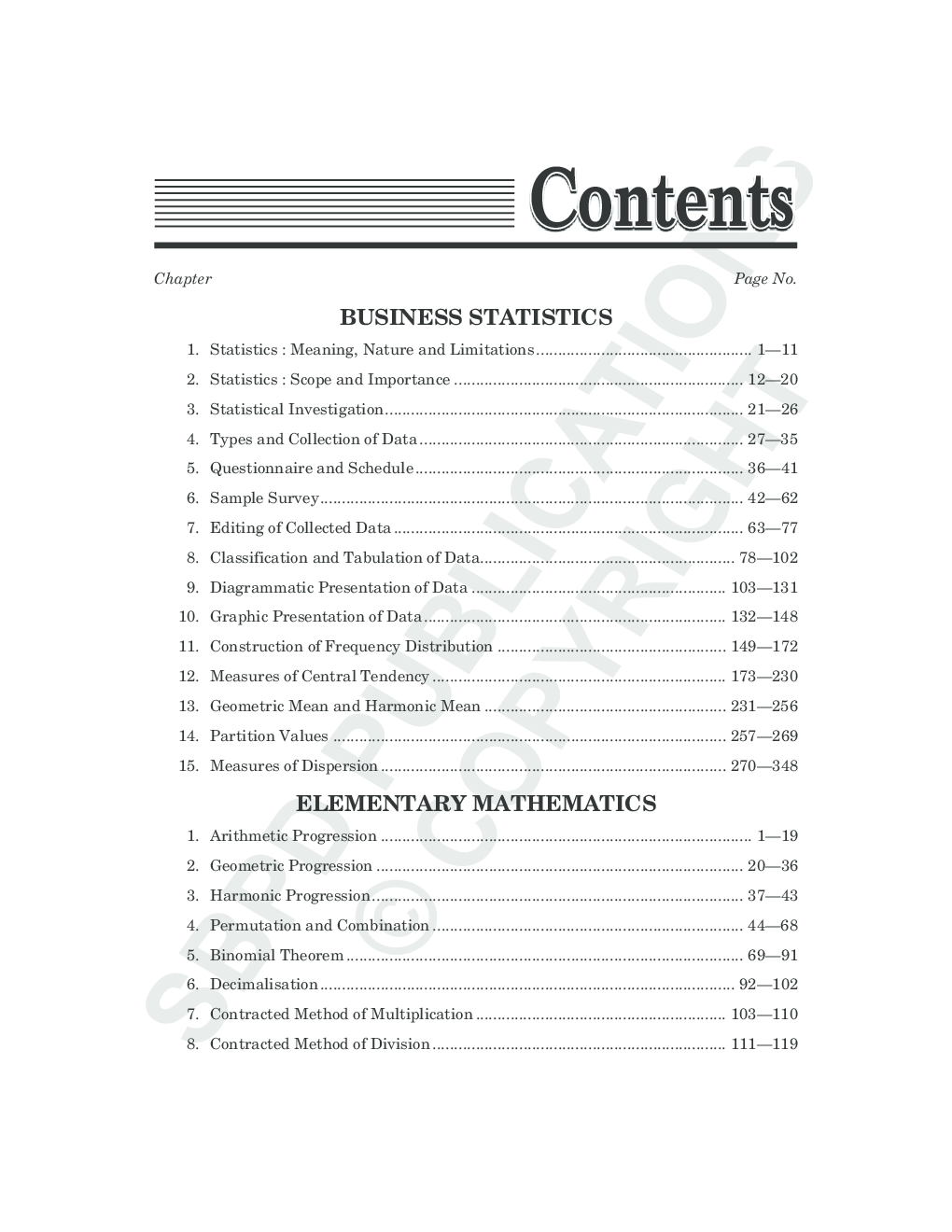 Business Statistics & Elementary Mathematics - Page 5