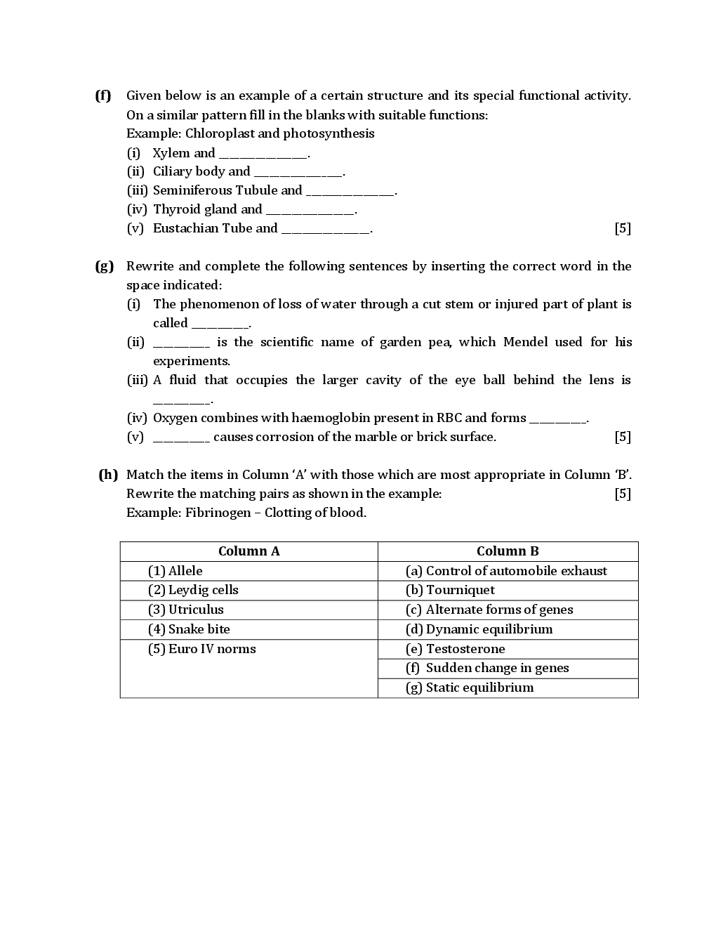 ICSE Previous Year Solved Question Papers For Class 10 Biology 2007-2015 - Page 4