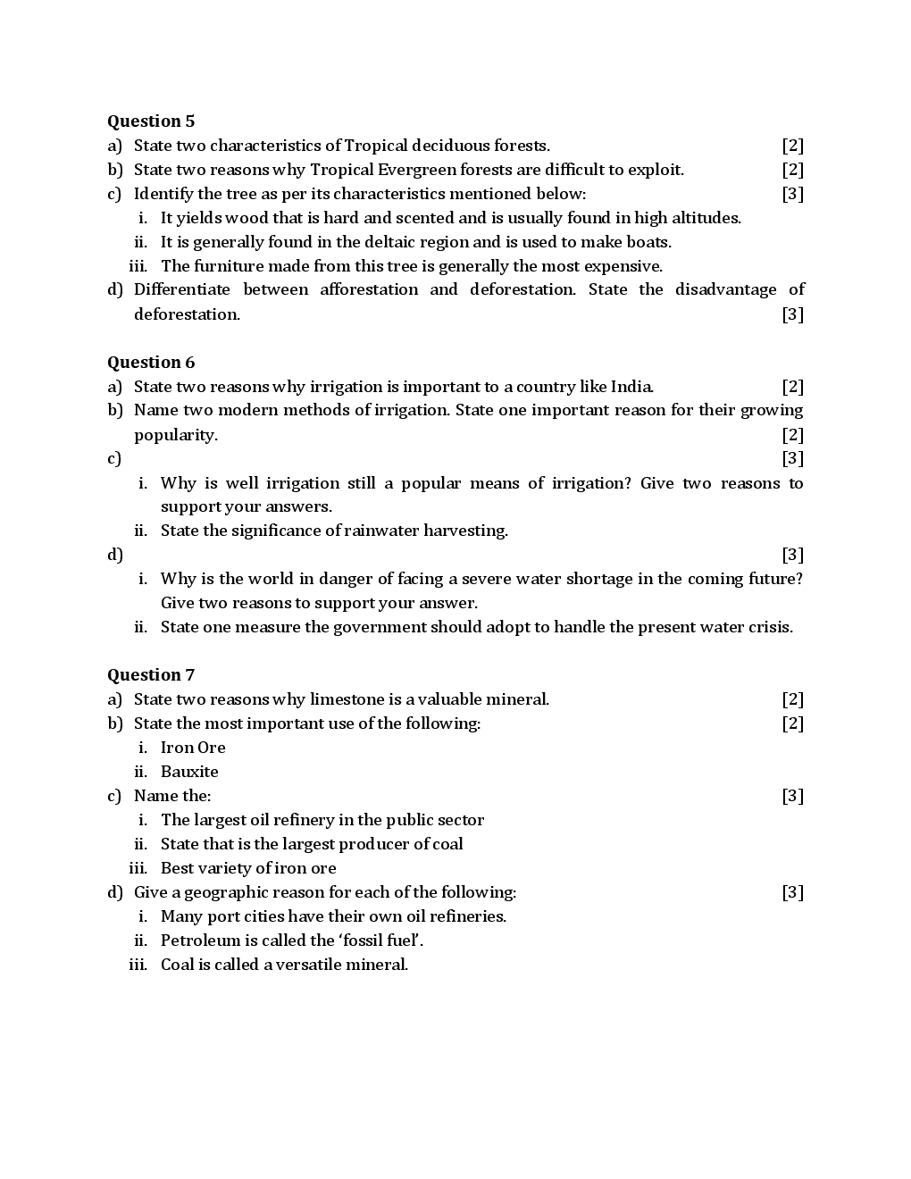 ICSE Previous Year Solved Question Papers For Class 10 Geography 2013-2015 - Page 4