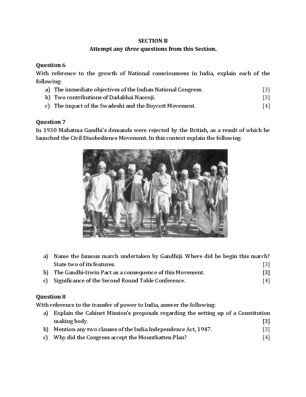 ICSE Previous Year Solved Question Papers For Class 10 History And Civics 2013-2015 - Page 4