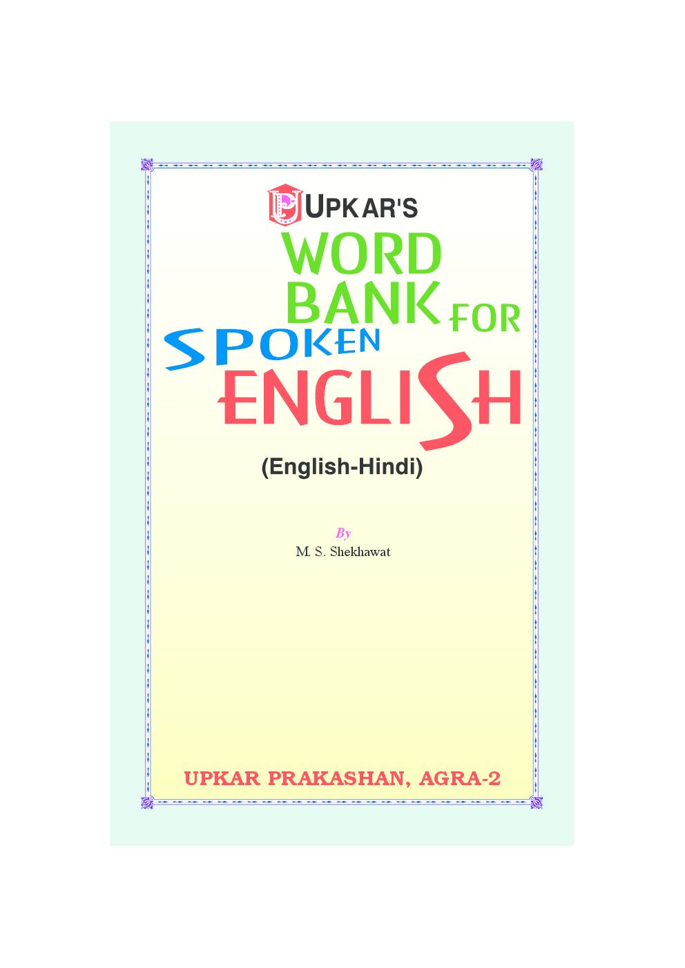 Word Bank for Spoken English (Eng.-Hindi) - Page 2