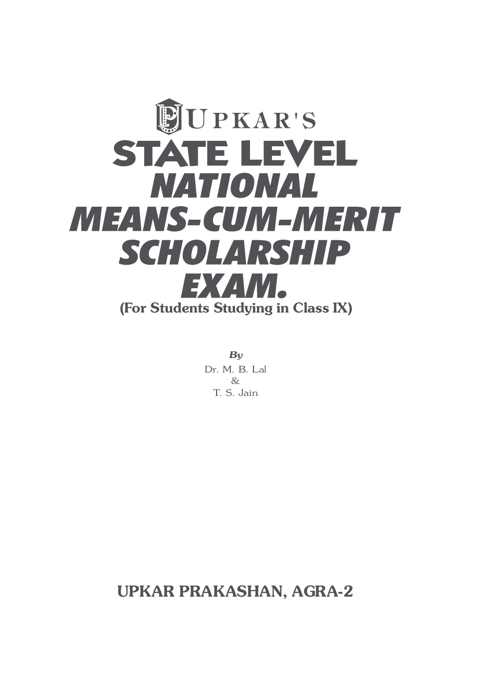 State Level National Means-cum-Merit Scholarship Exam. (For Students Studying in IX Class) - Page 2