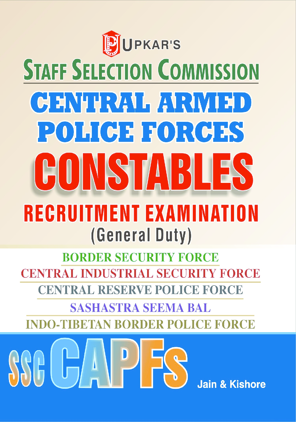 Staff Selection Commission Central Armed Police Forces Constables Recruitment Exams - Page 1