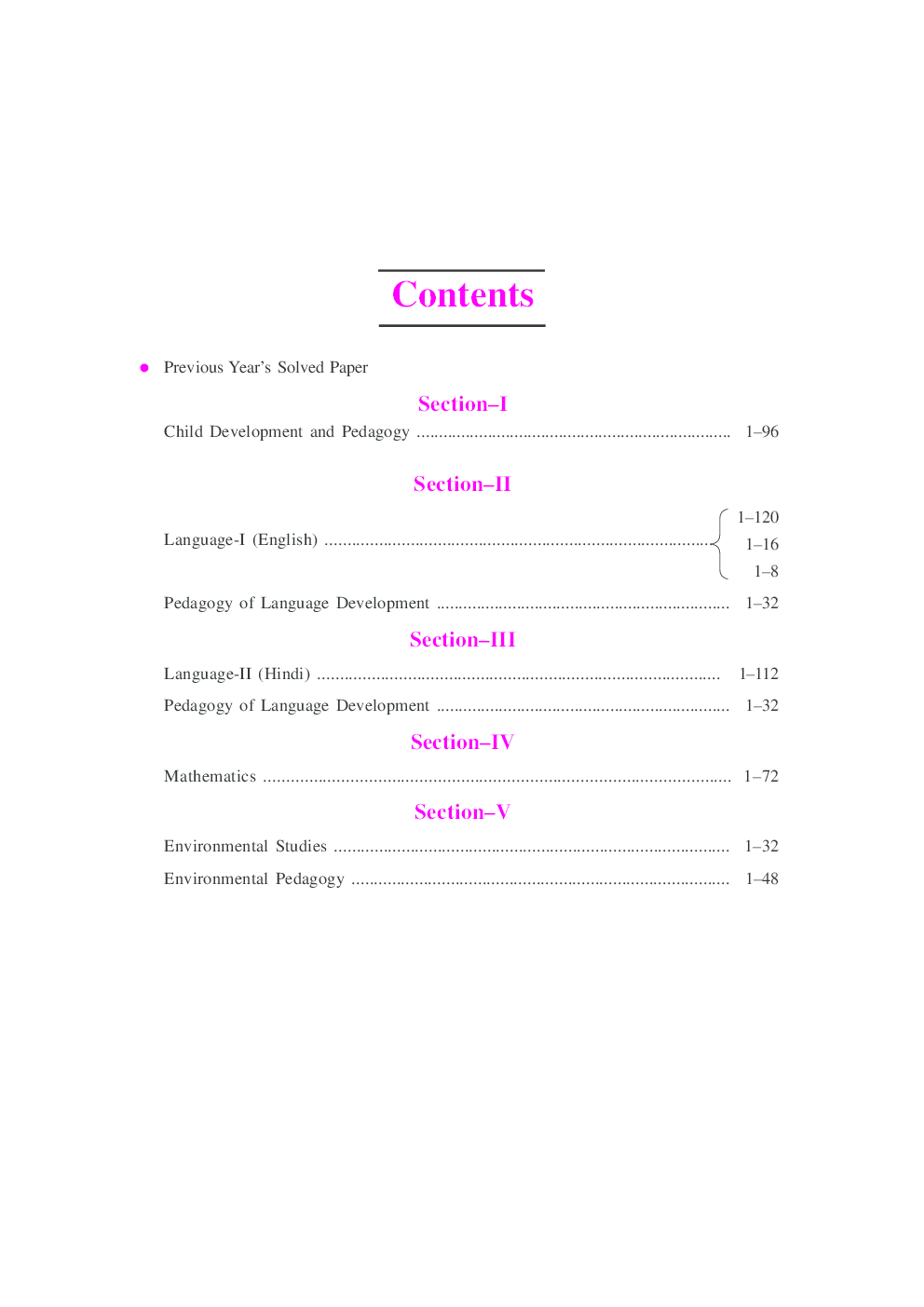 Central Teacher Eligibility Test Primary Stage (Paper-I) (For Class I-V) - Page 4