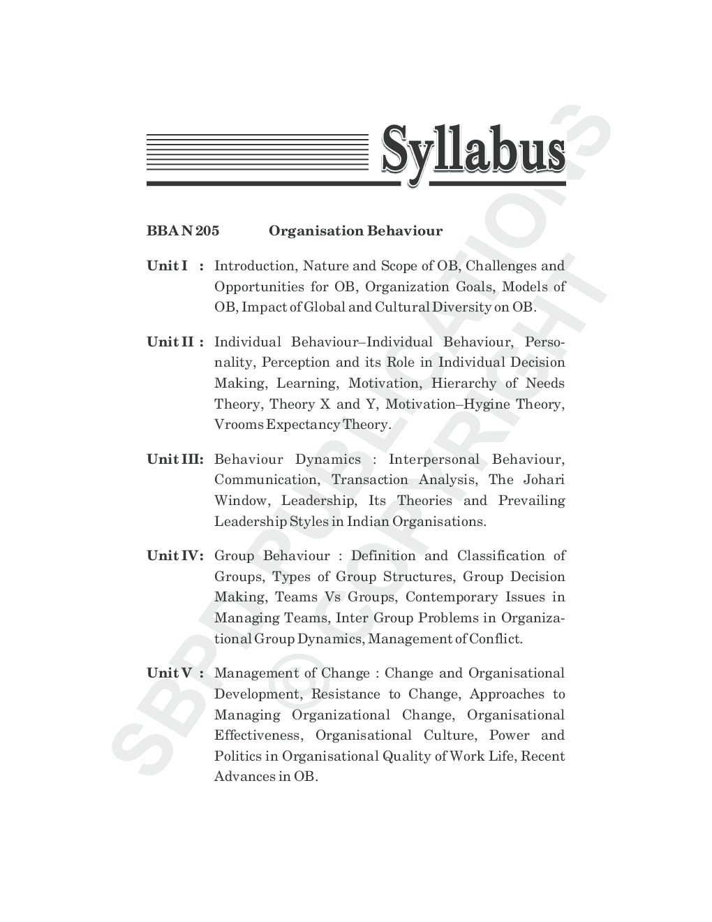 Organisation Behaviour - Page 5