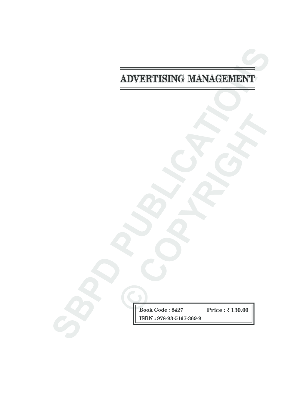 Advertising Management by Pooja Nasa And Sanjay Gupta - Page 2
