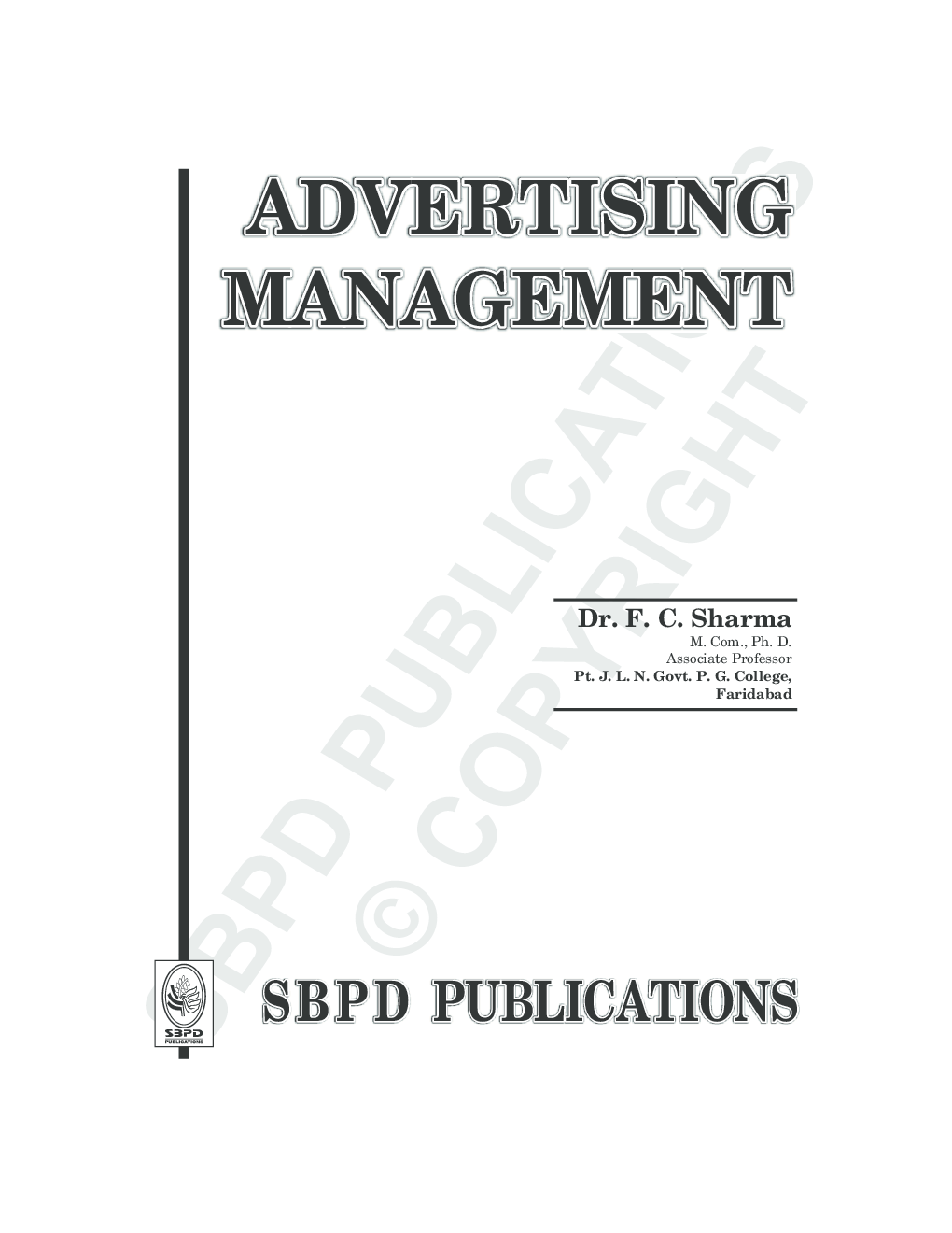 Advertising Management by Dr. F. C. Sharma for B. B. A. III - Page 3